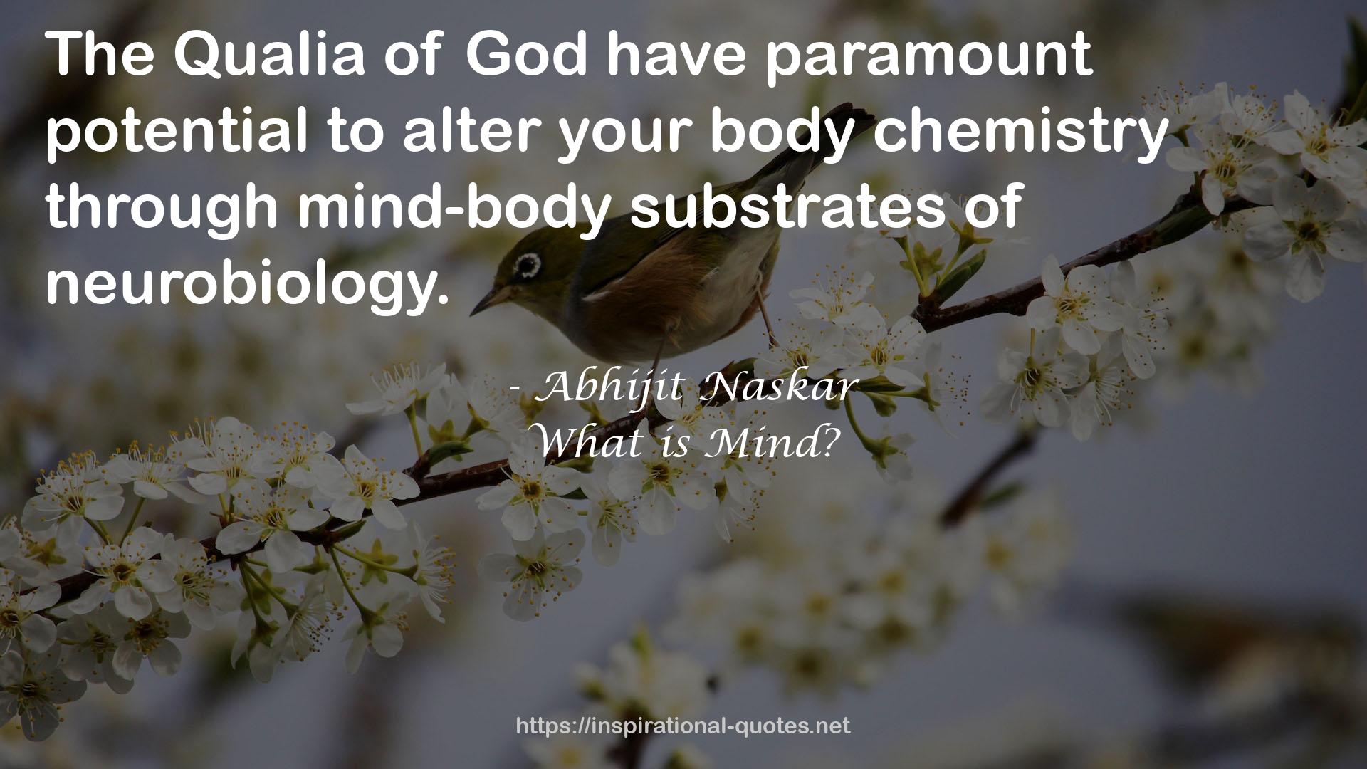 mind-body substrates  QUOTES