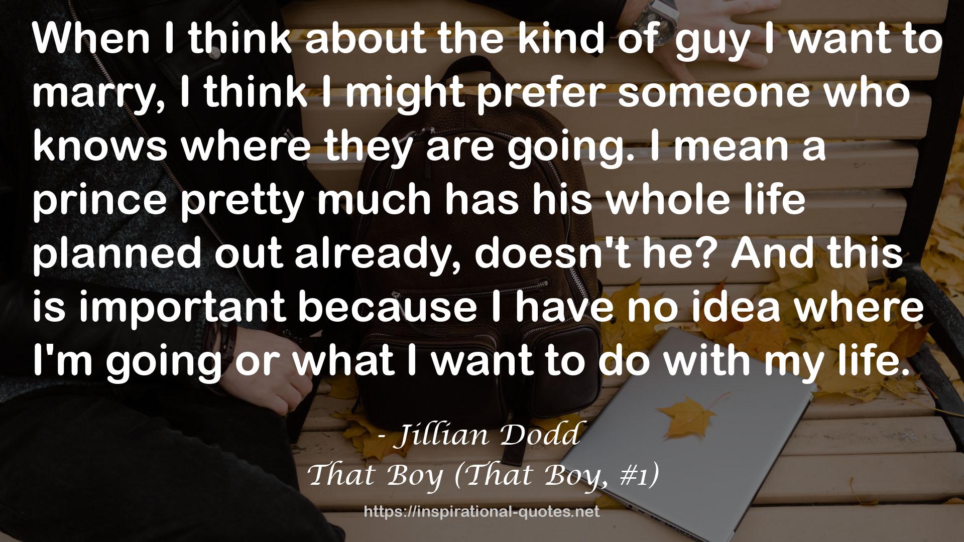 That Boy (That Boy, #1) QUOTES