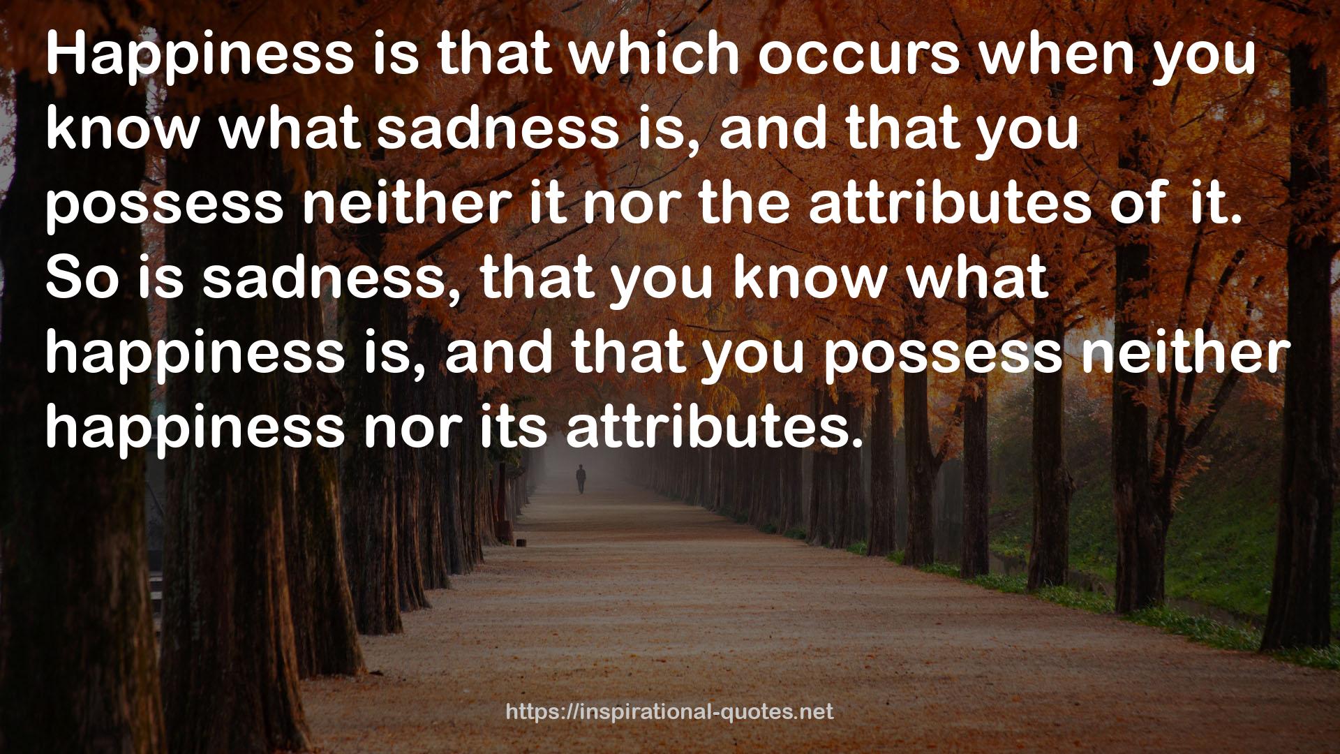 what sadness  QUOTES