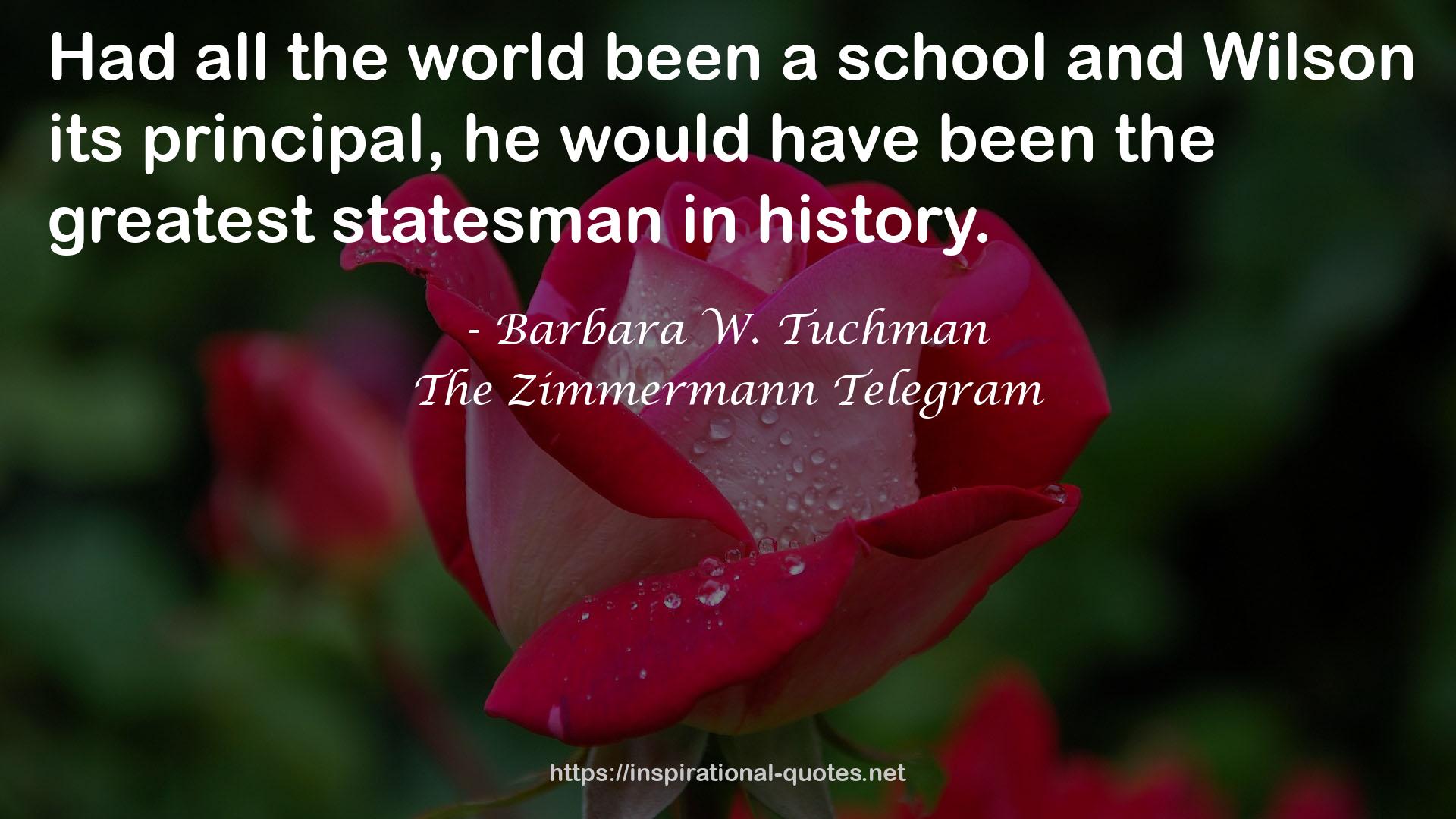 The Zimmermann Telegram QUOTES