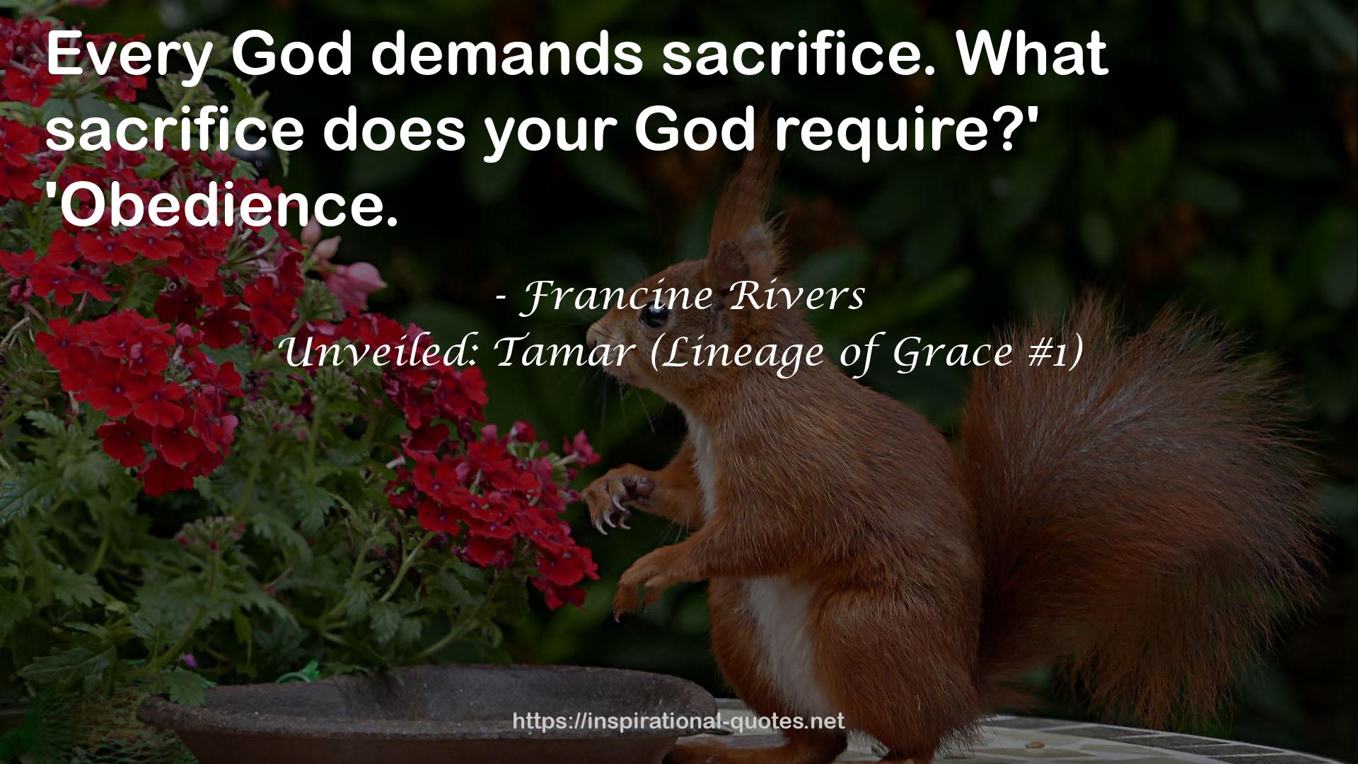 Unveiled: Tamar (Lineage of Grace #1) QUOTES
