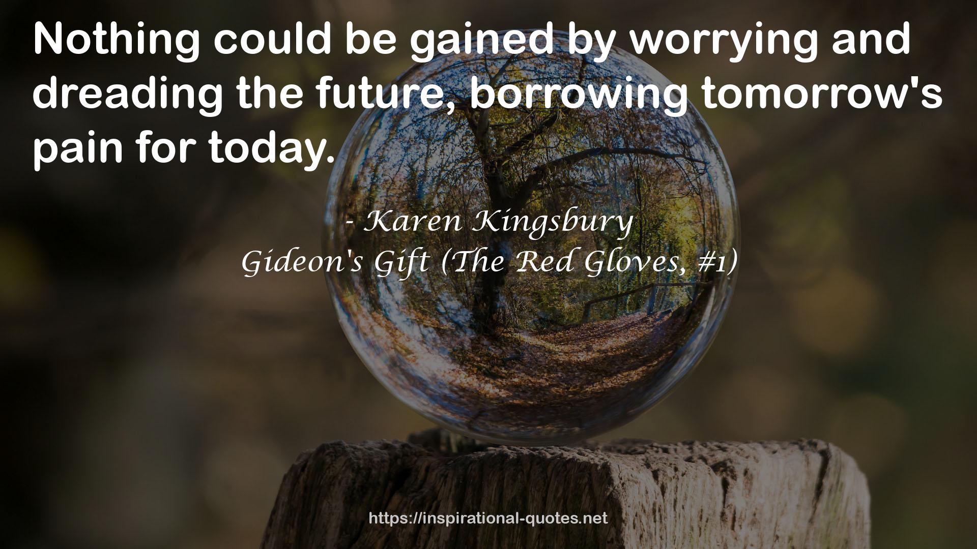 Gideon's Gift (The Red Gloves, #1) QUOTES
