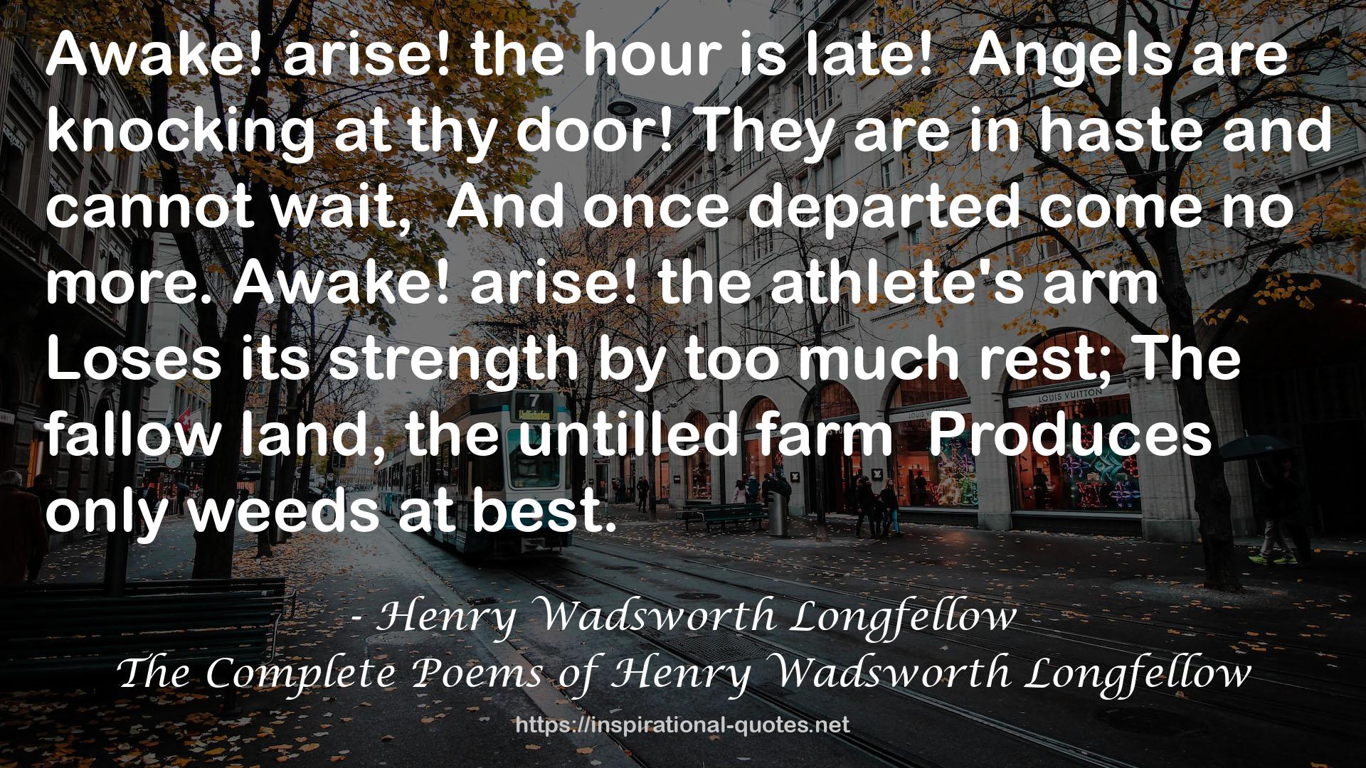 The Complete Poems of Henry Wadsworth Longfellow QUOTES