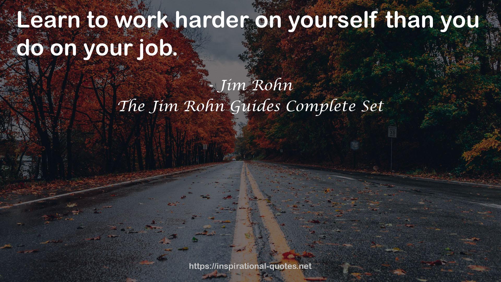 The Jim Rohn Guides Complete Set QUOTES