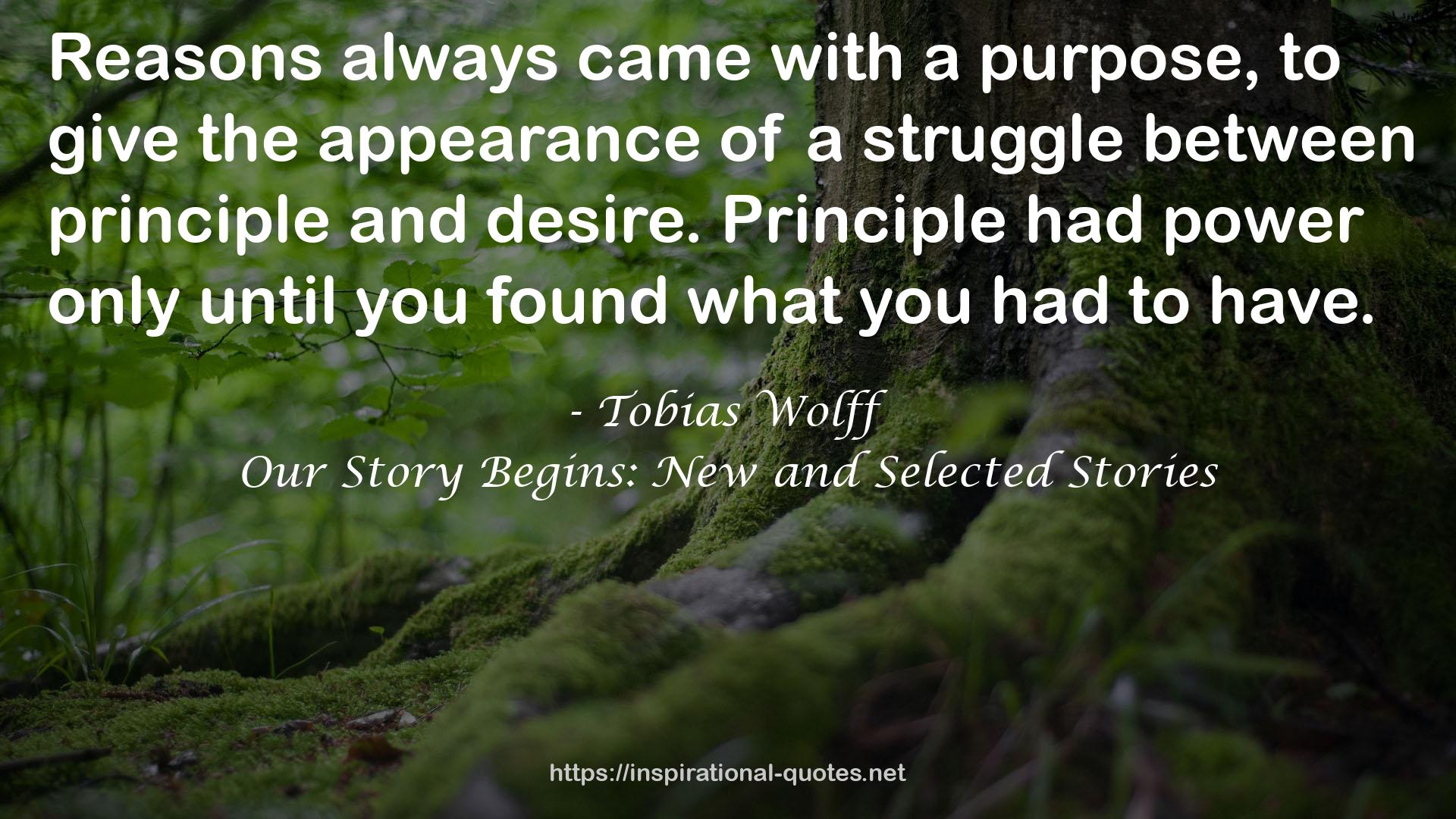 Our Story Begins: New and Selected Stories QUOTES
