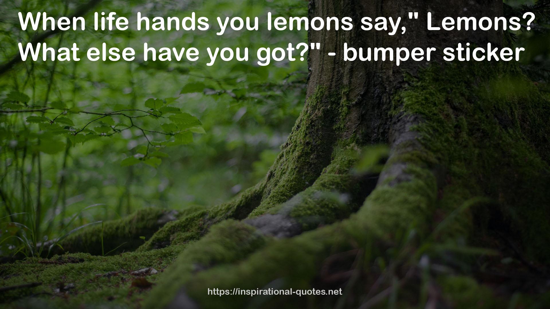 you lemons  QUOTES