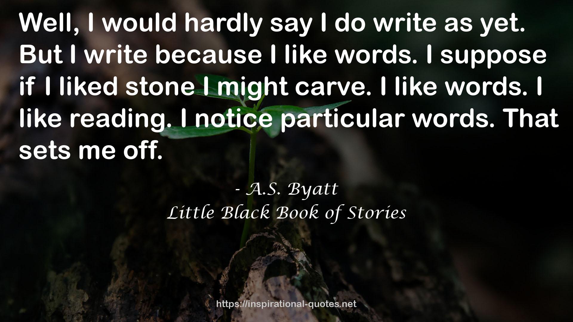 Little Black Book of Stories QUOTES