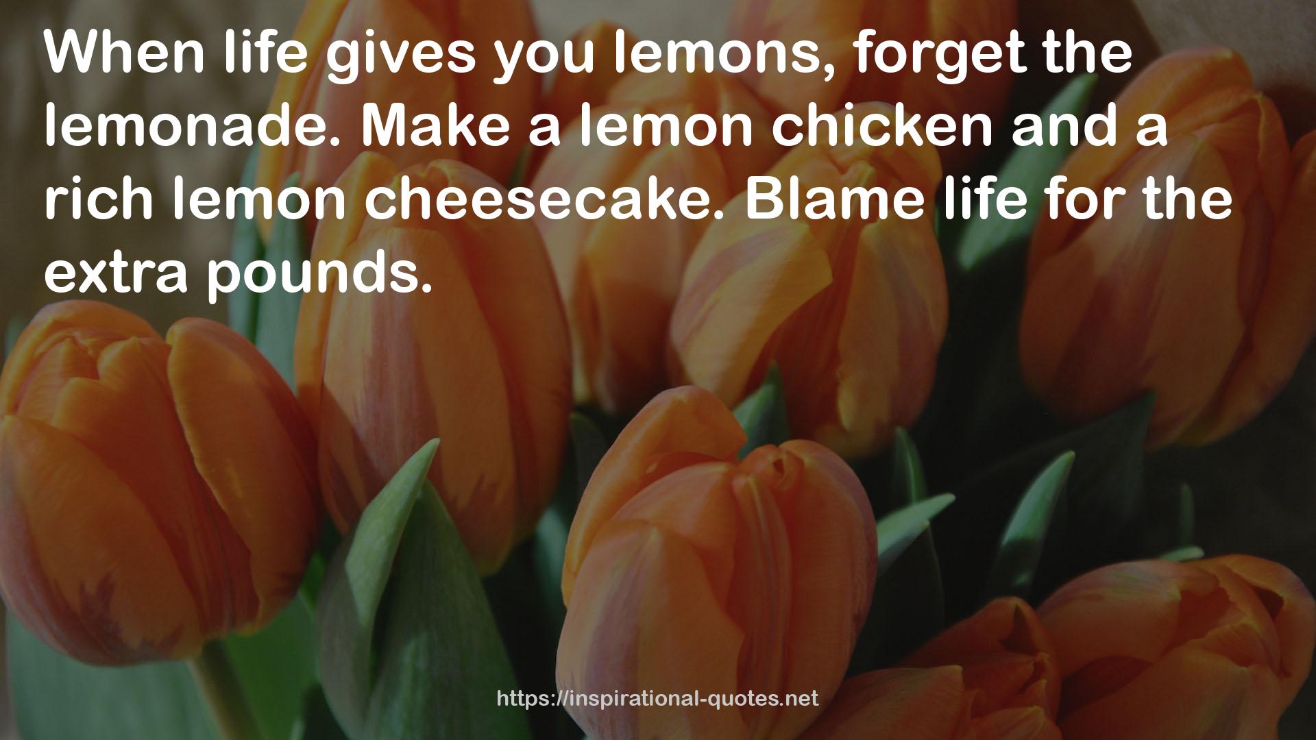 a lemon chicken  QUOTES