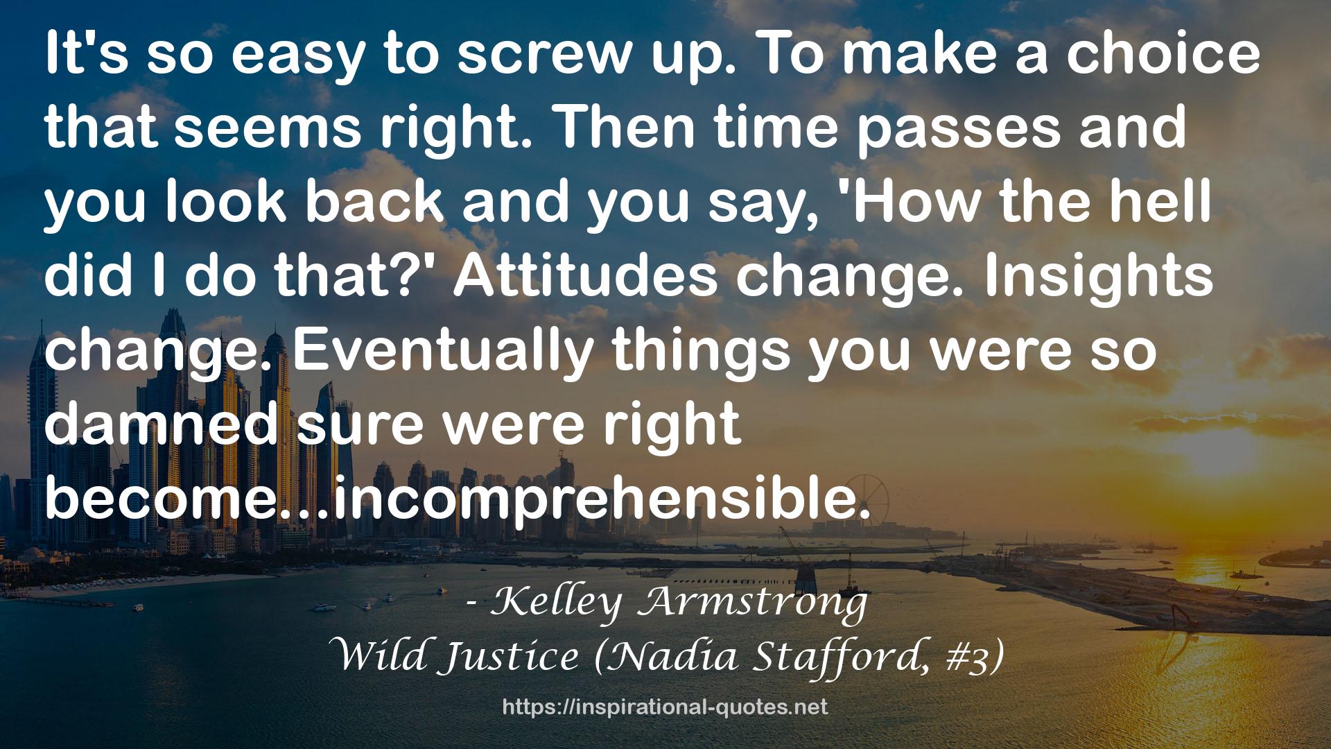 Wild Justice (Nadia Stafford, #3) QUOTES
