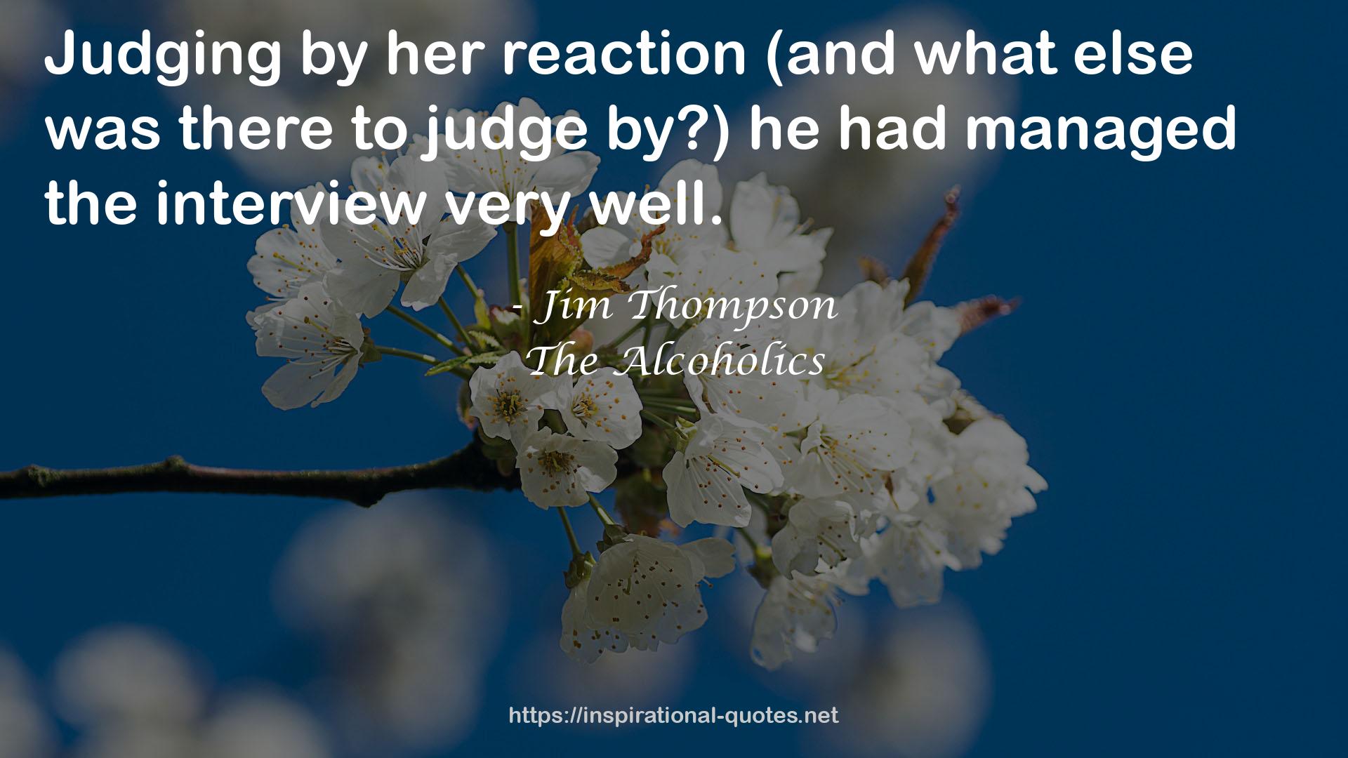 The Alcoholics QUOTES