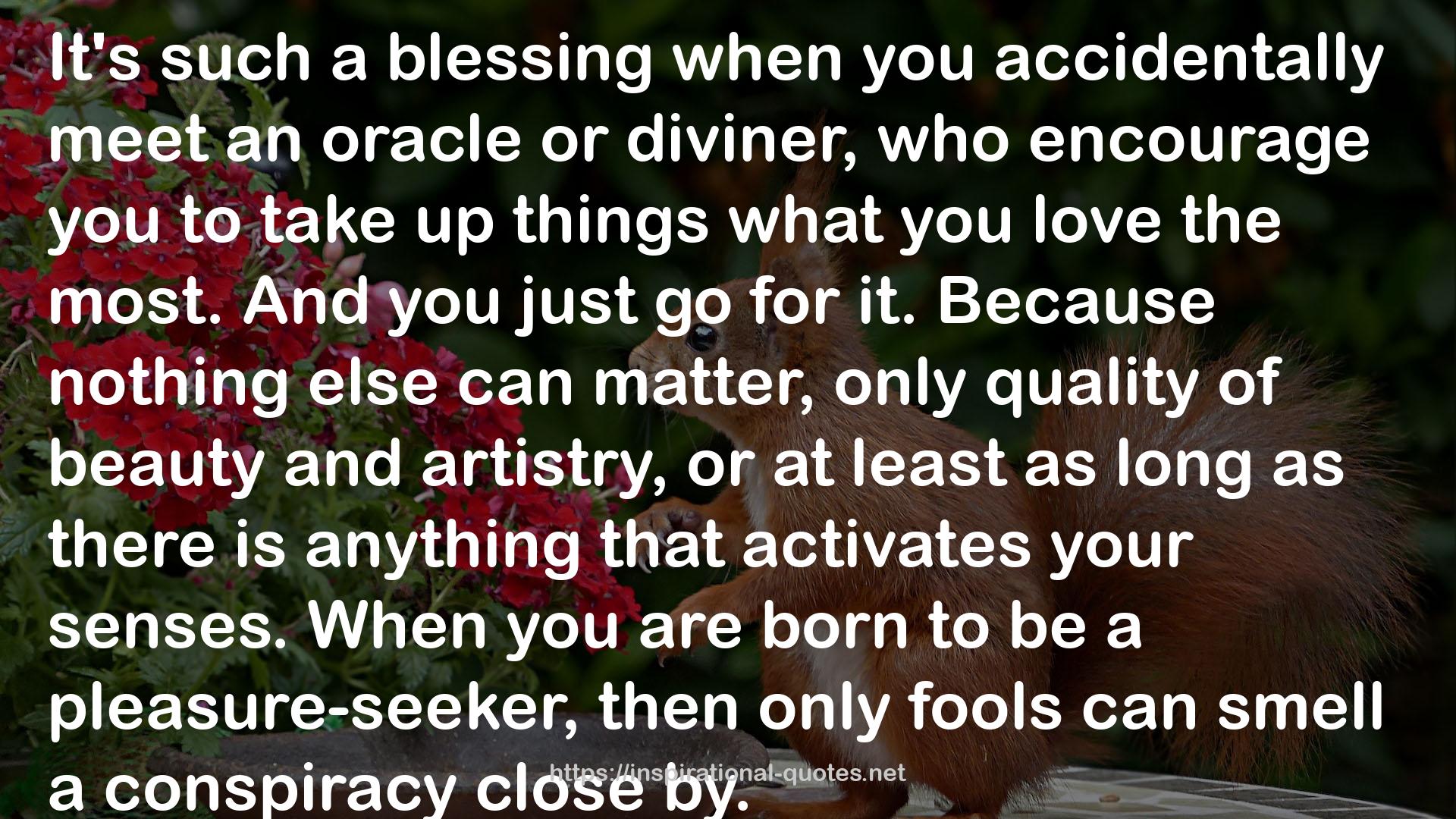 an oracle  QUOTES