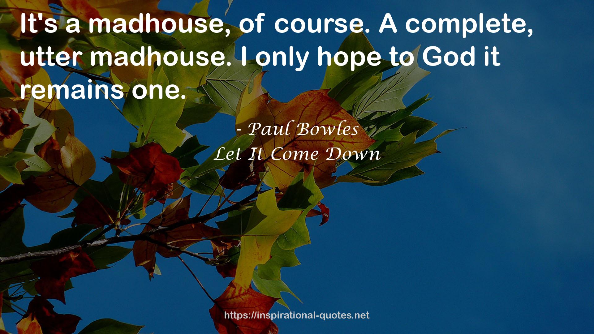 Paul Bowles QUOTES