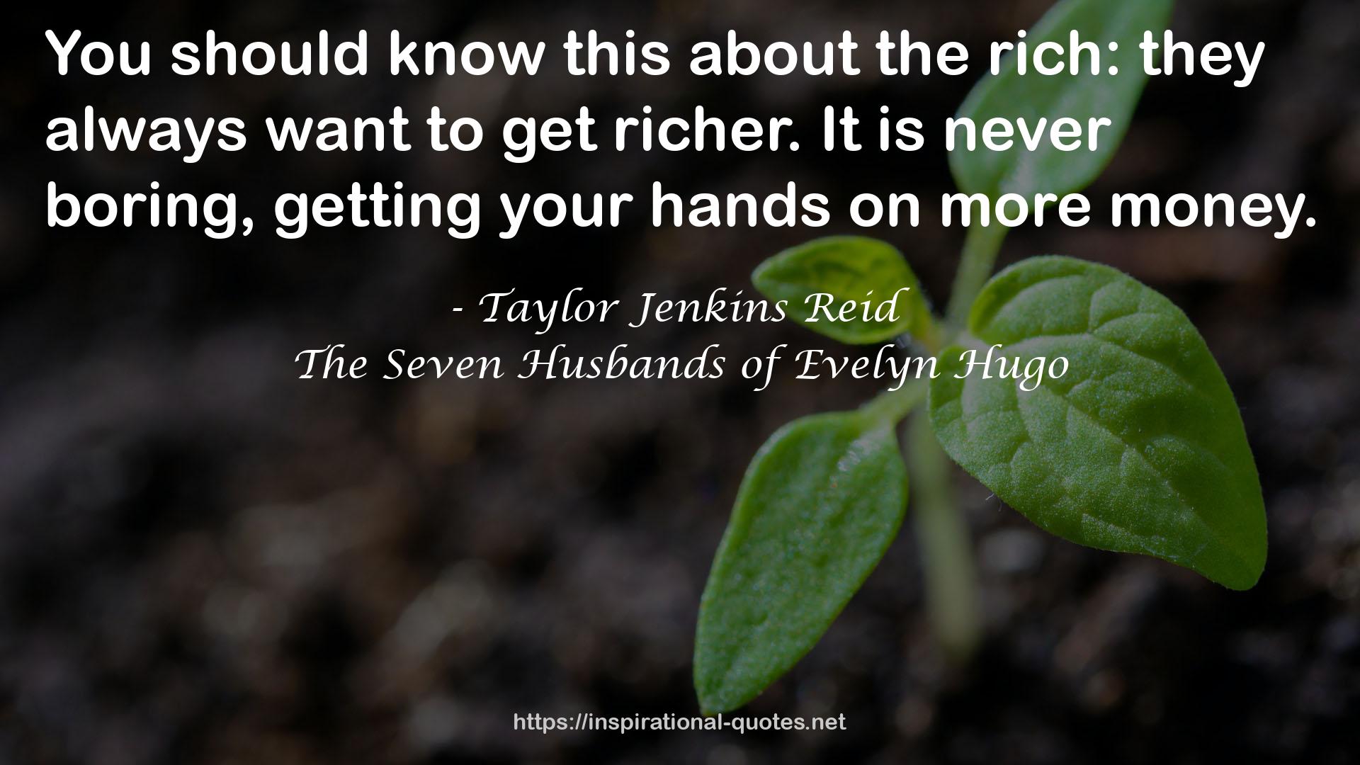 The Seven Husbands of Evelyn Hugo QUOTES