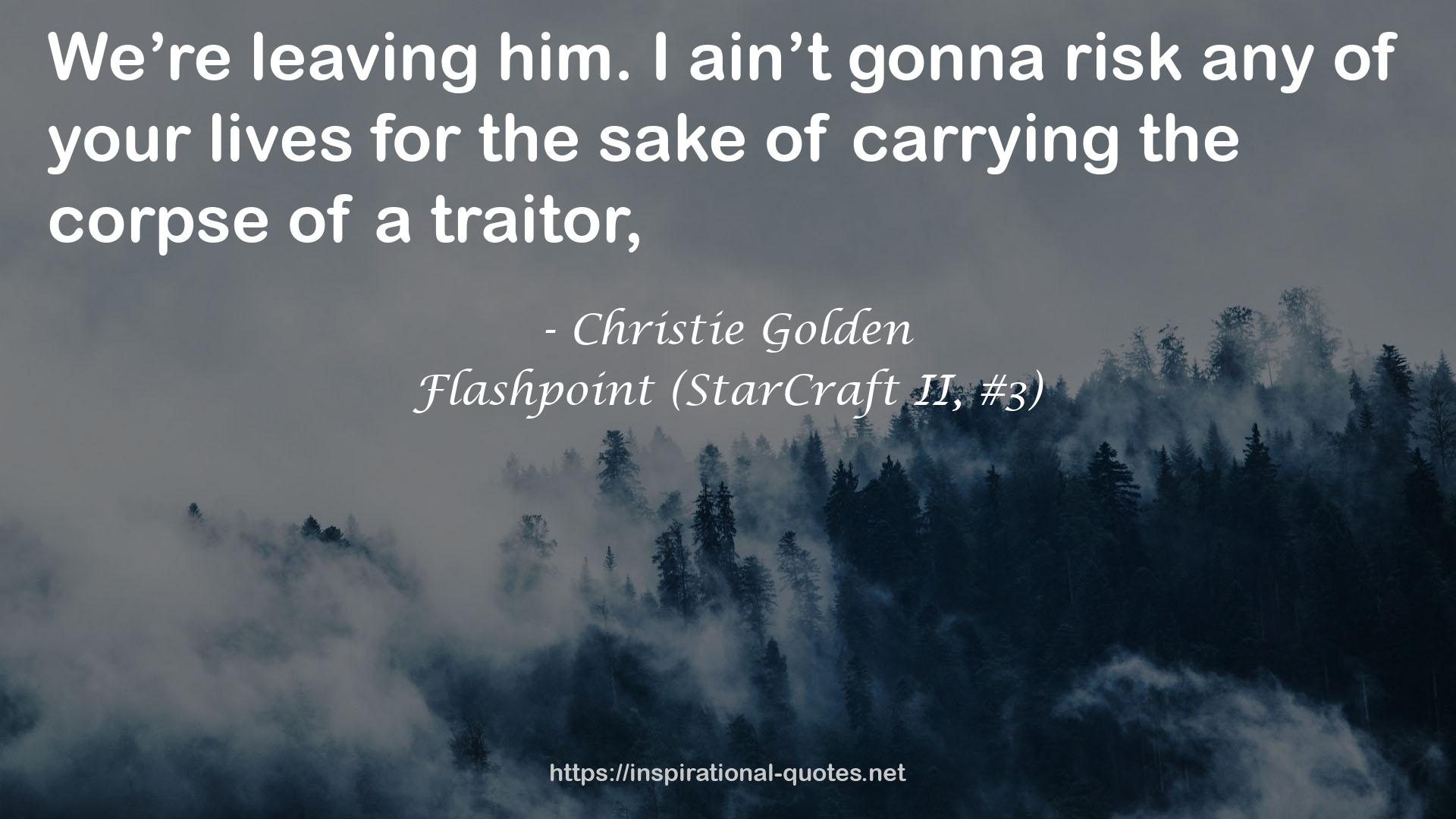 Flashpoint (StarCraft II, #3) QUOTES