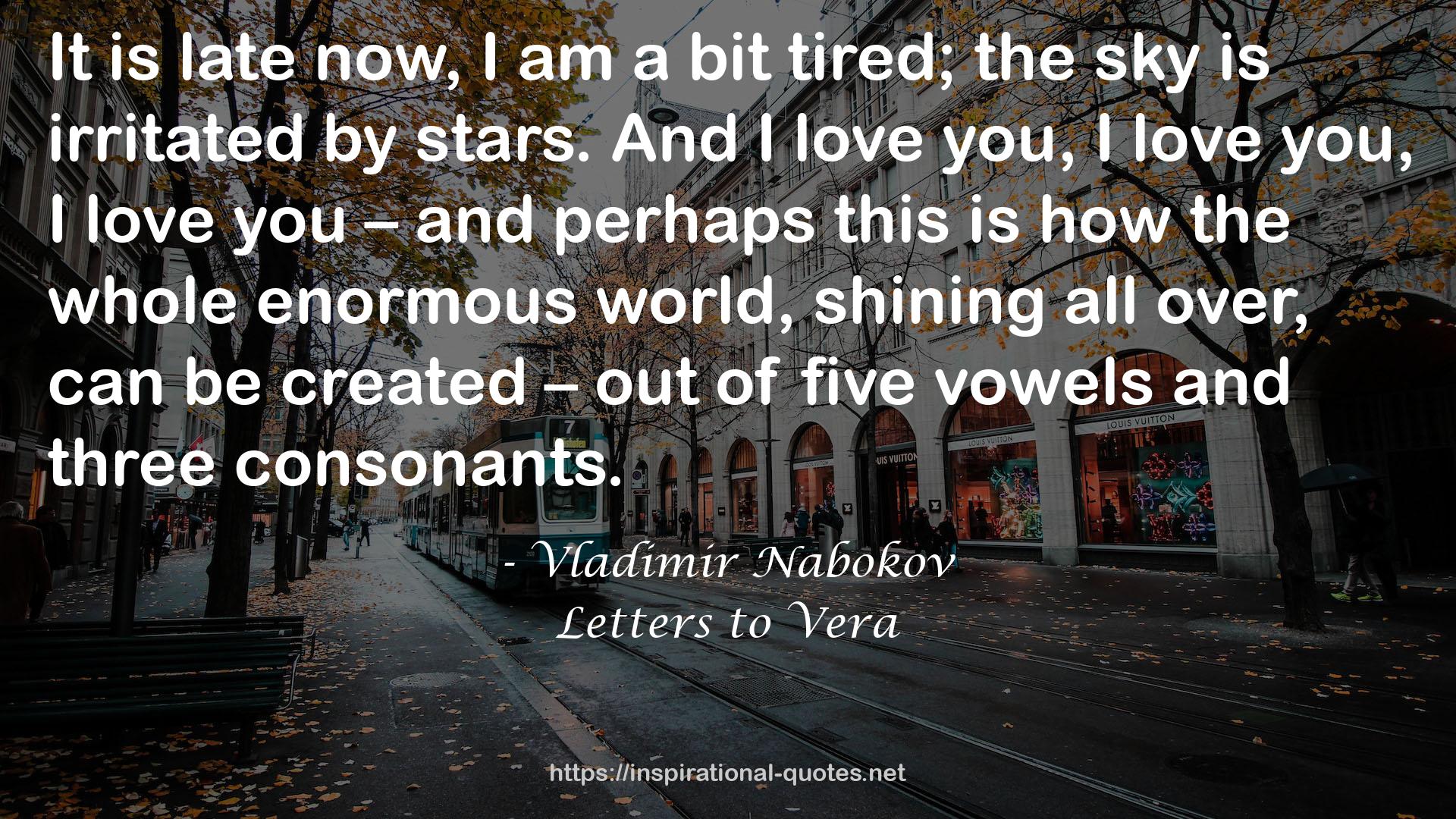 Letters to Vera QUOTES