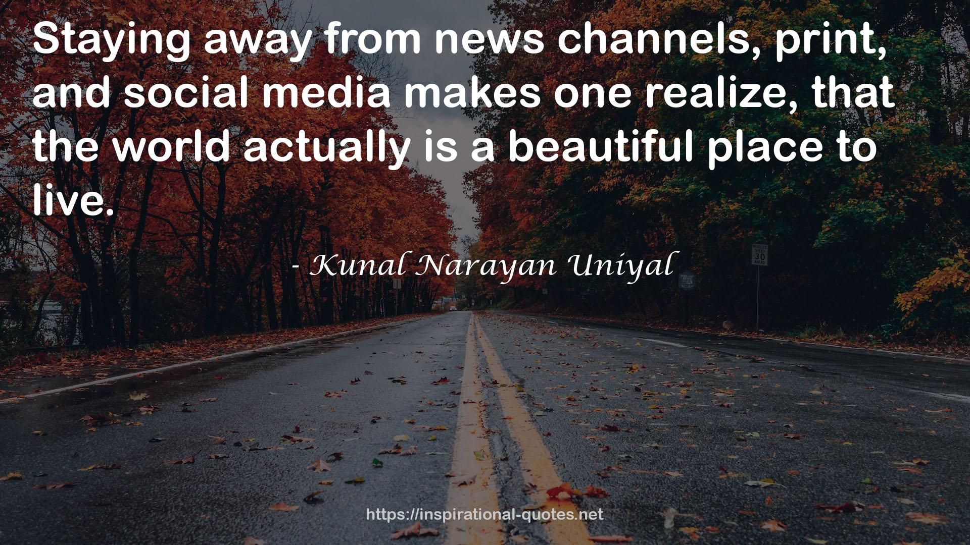 Kunal Narayan Uniyal QUOTES