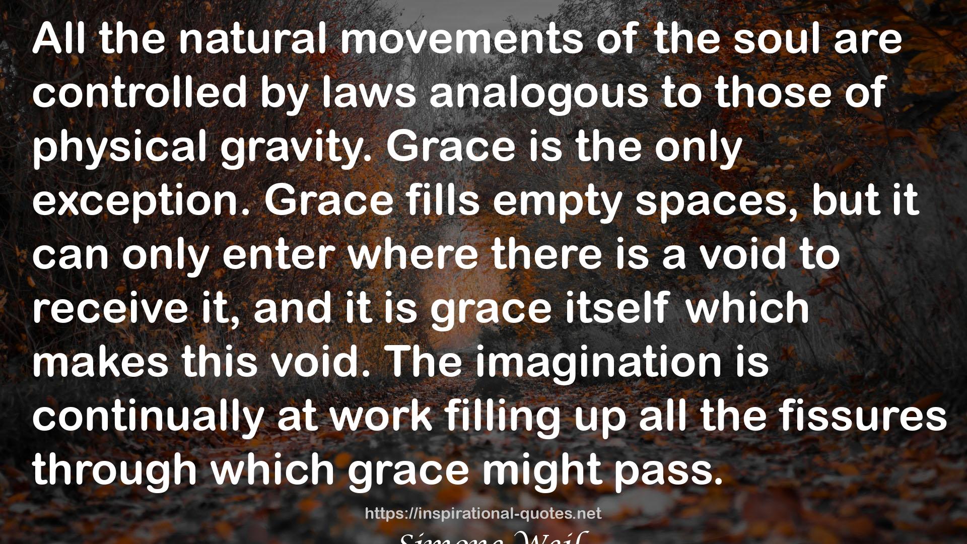 Gravity and Grace QUOTES