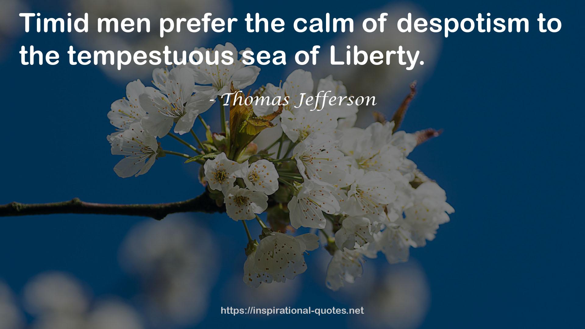 the tempestuous sea  QUOTES