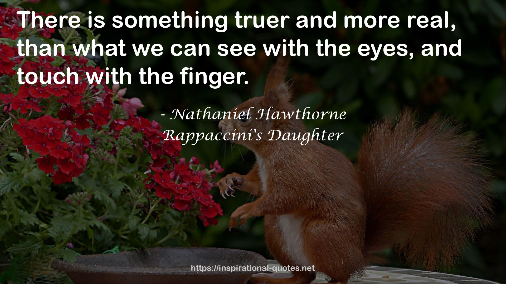 Rappaccini's Daughter QUOTES