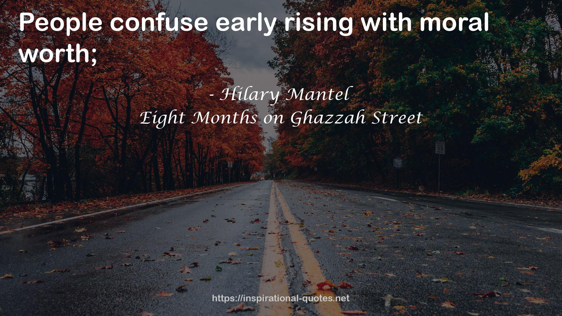 Eight Months on Ghazzah Street QUOTES
