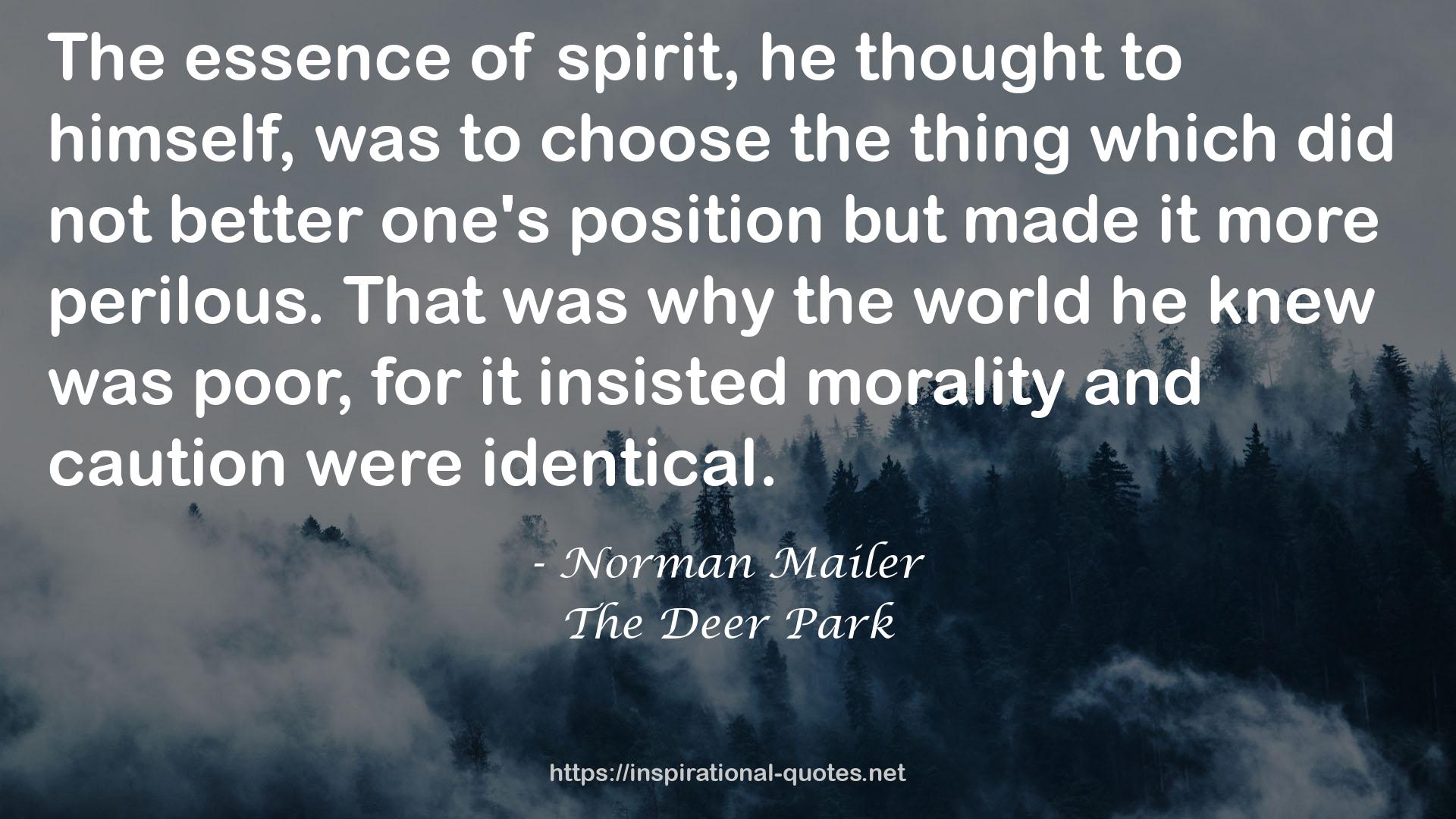 The Deer Park QUOTES