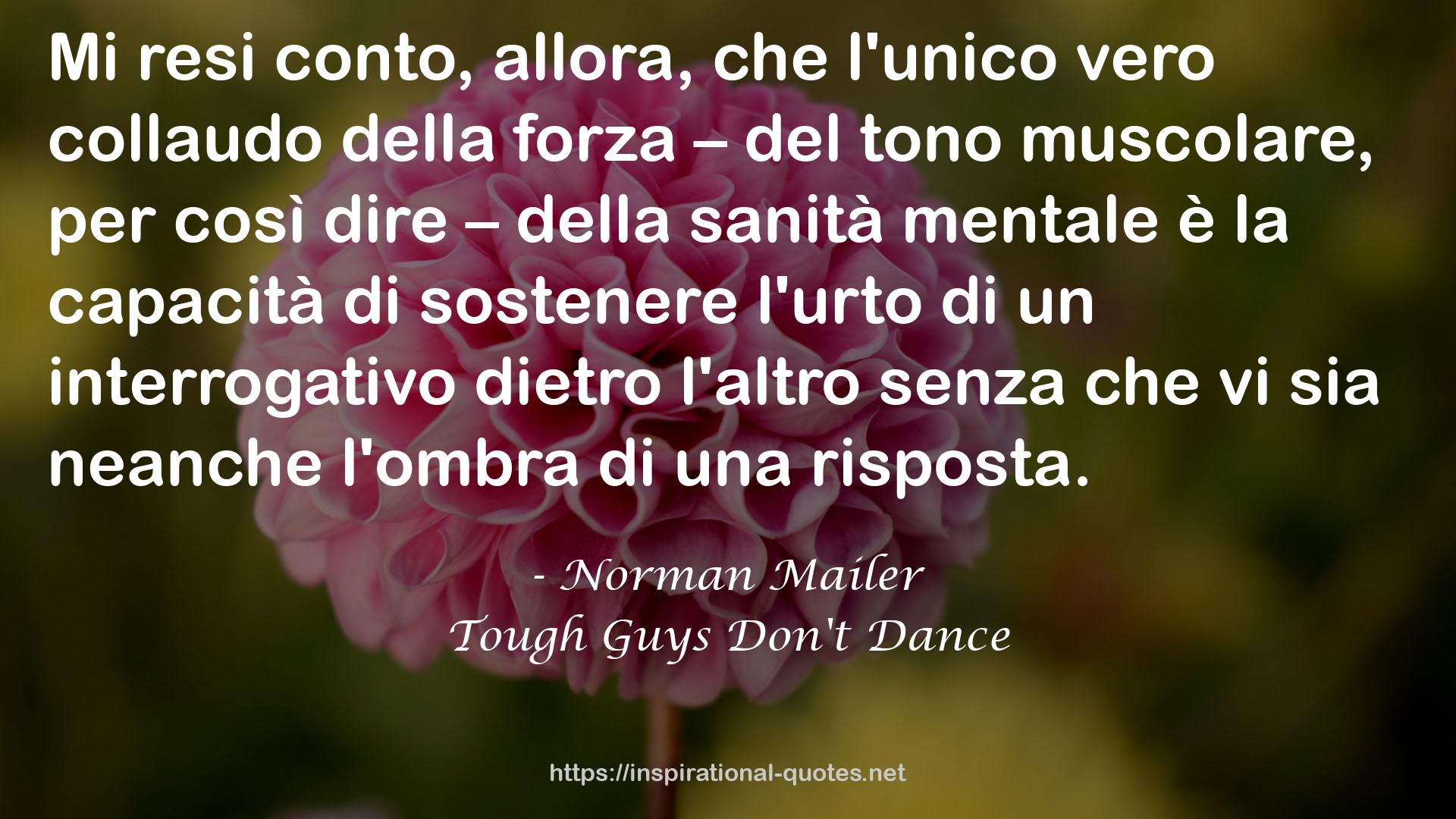 Tough Guys Don't Dance QUOTES