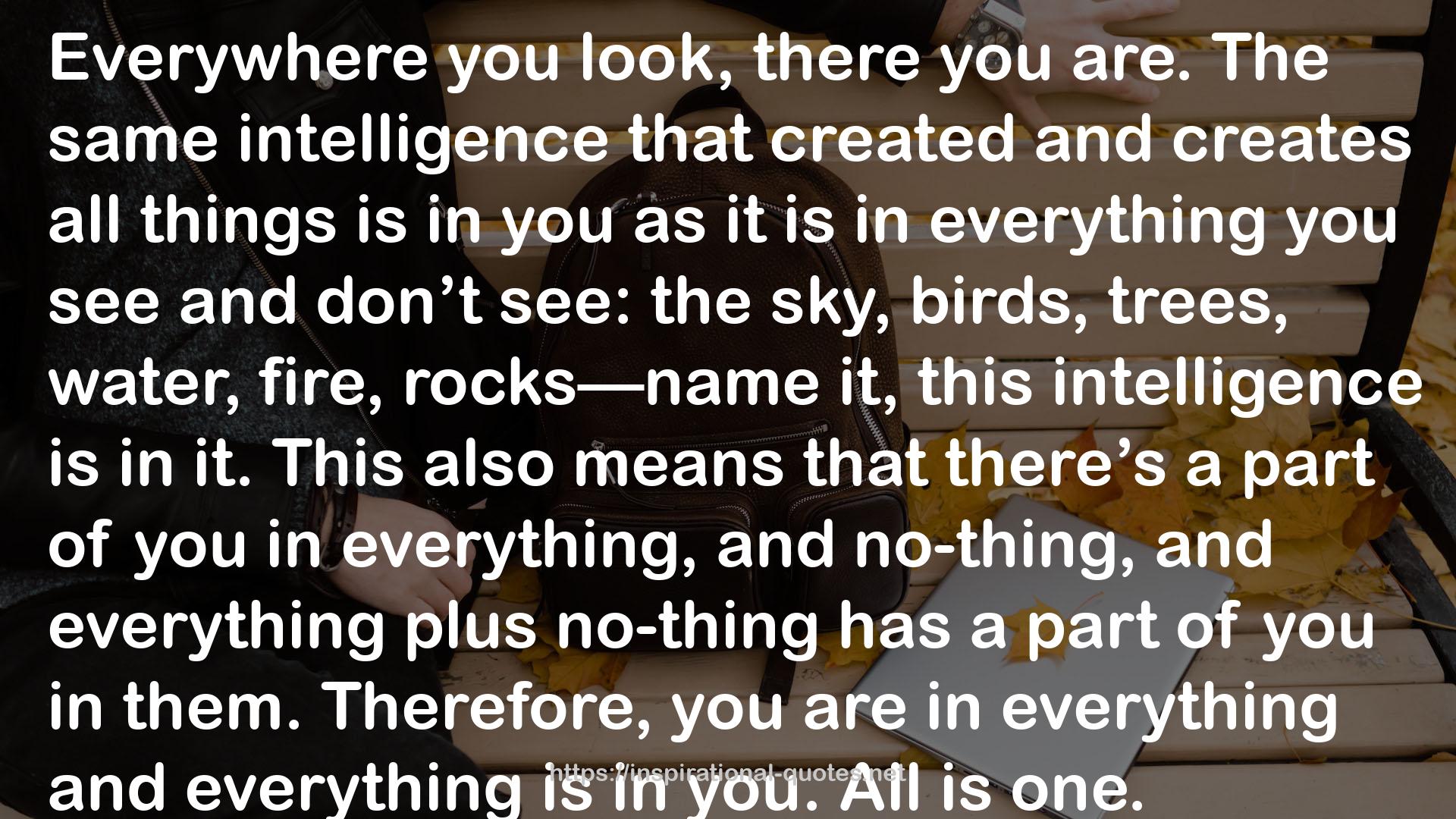 this intelligence  QUOTES