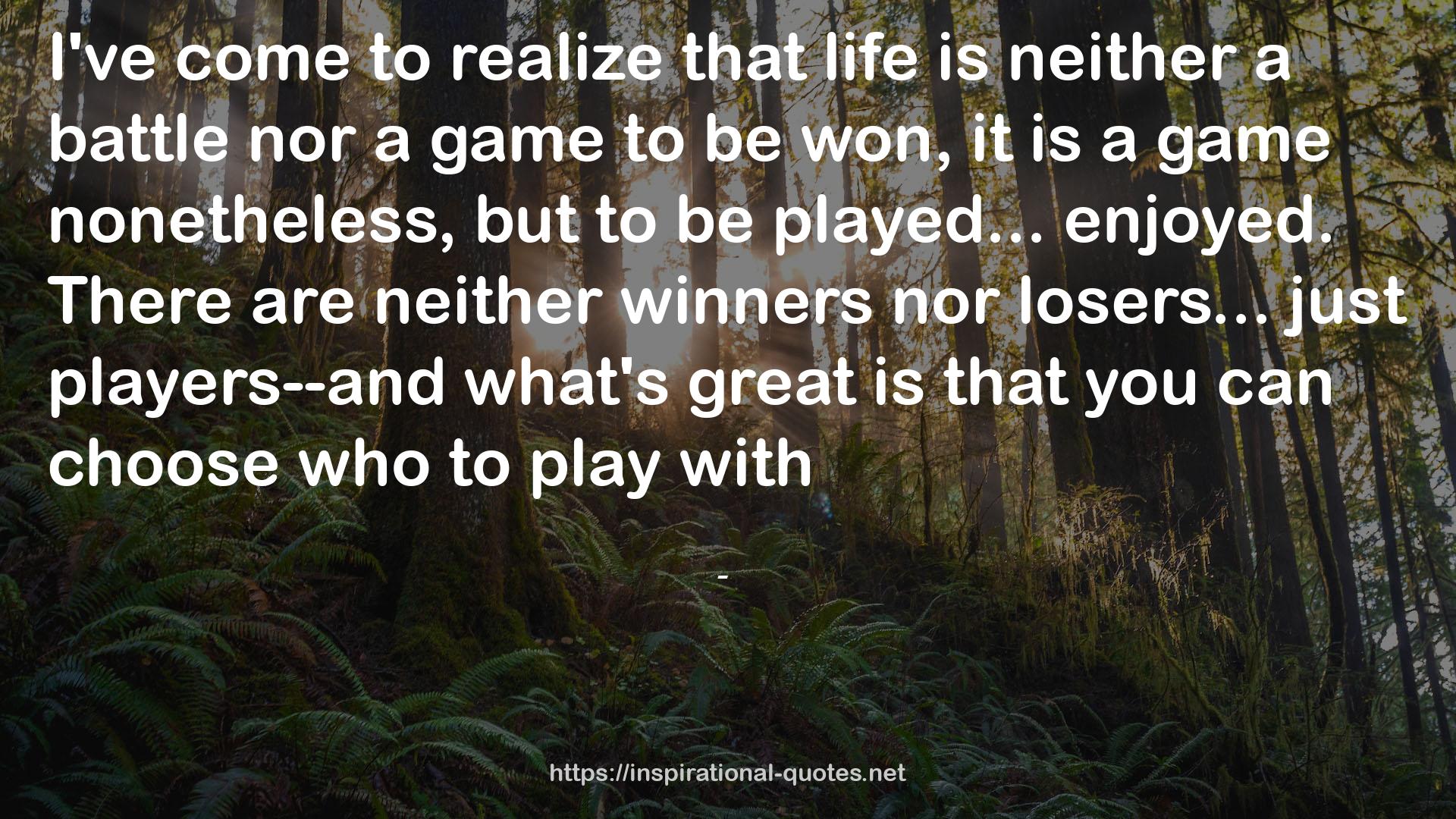 neither winners  QUOTES