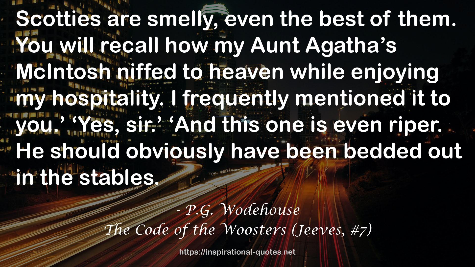 The Code of the Woosters (Jeeves, #7) QUOTES