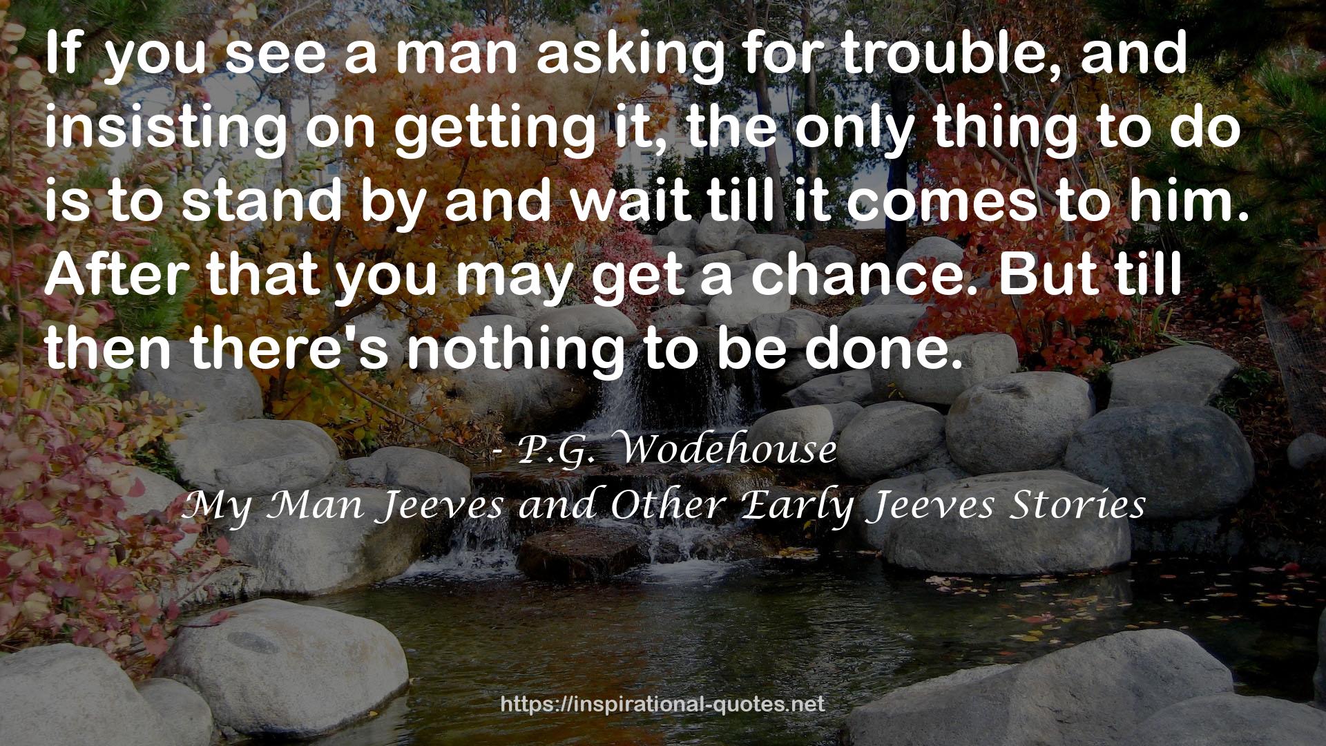 My Man Jeeves and Other Early Jeeves Stories QUOTES