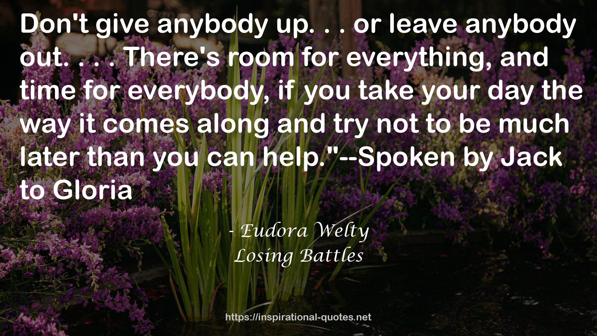 Losing Battles QUOTES