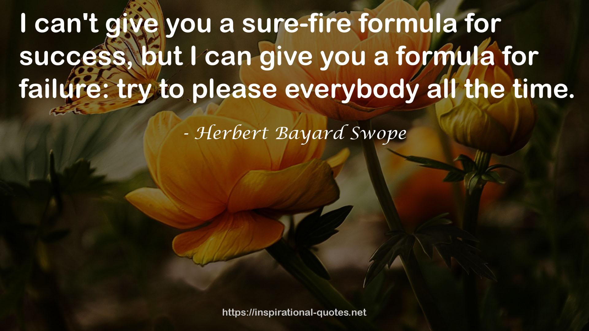 Herbert Bayard Swope QUOTES