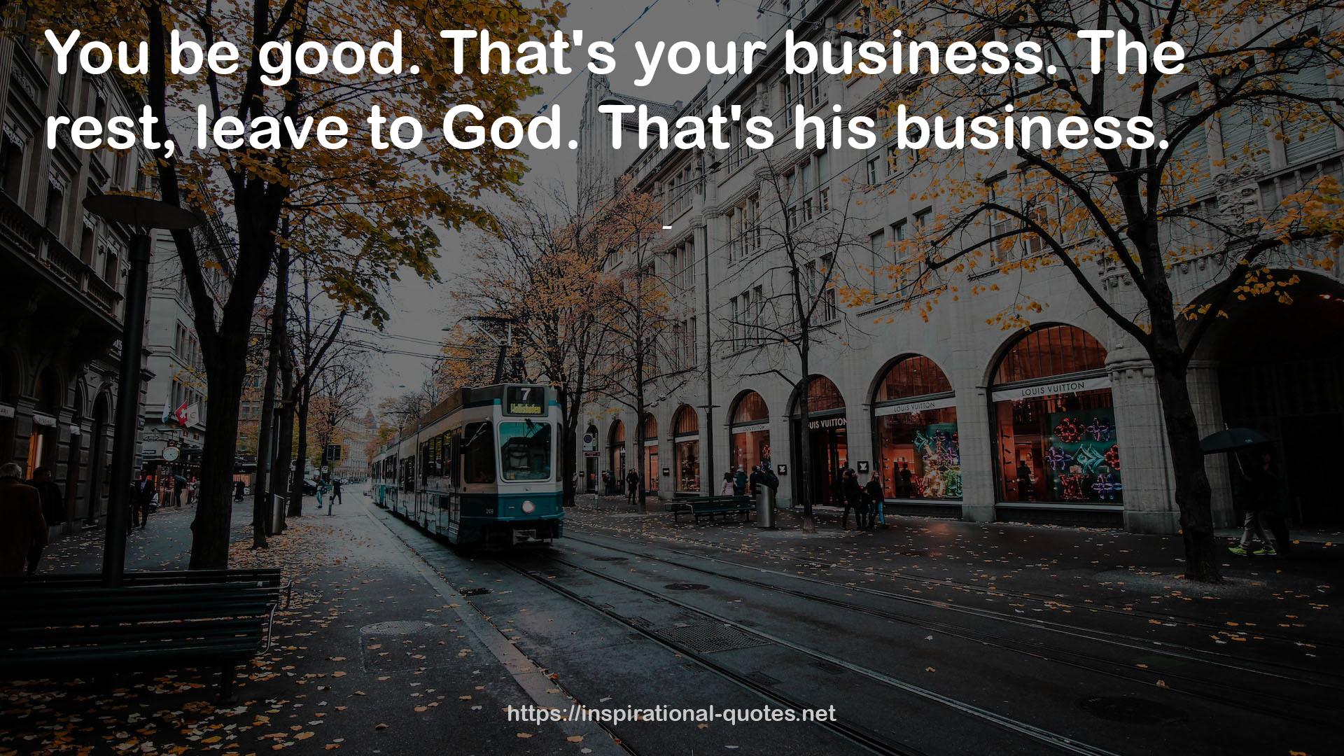 his business  QUOTES