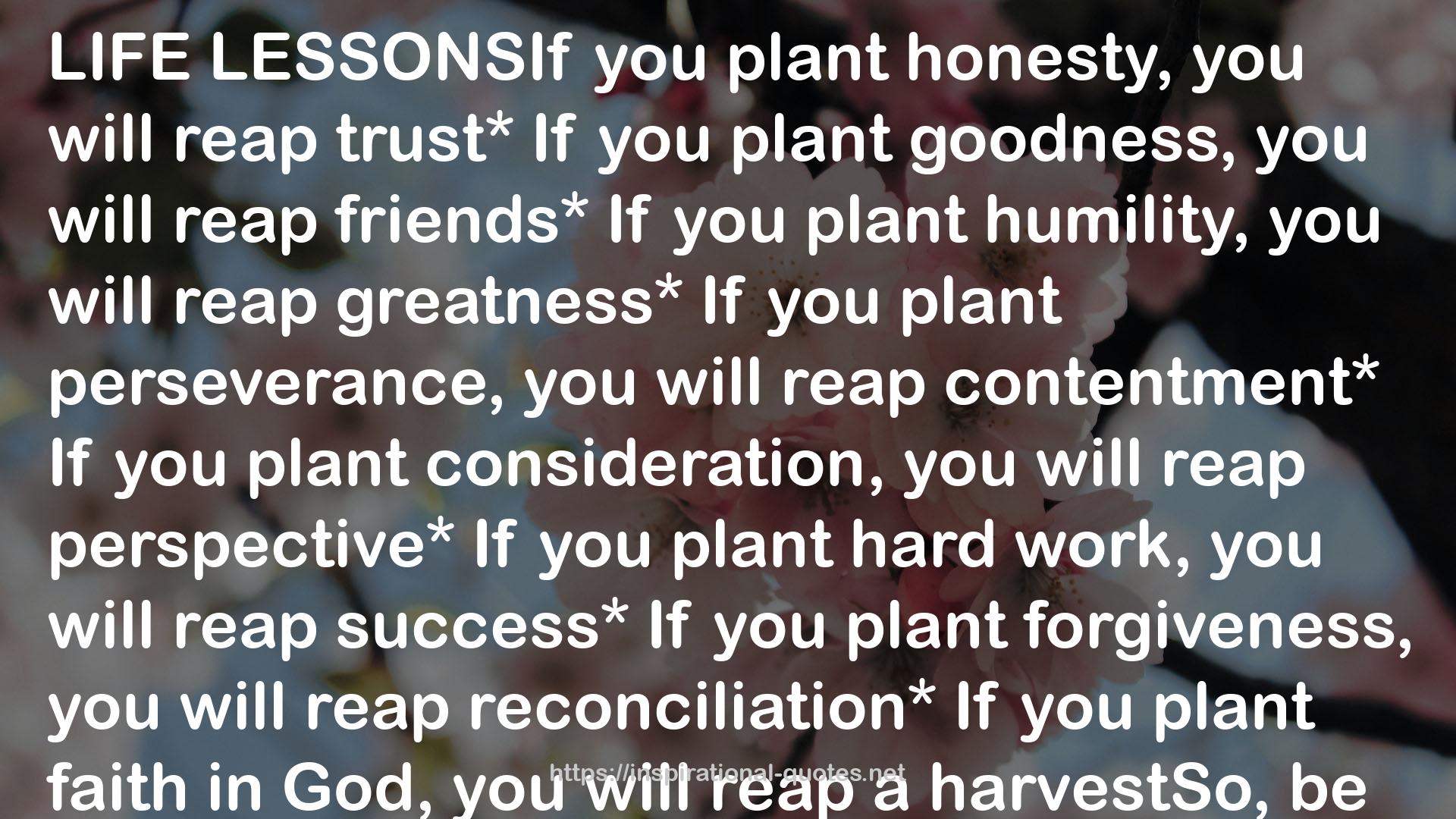 LESSONSIf  QUOTES