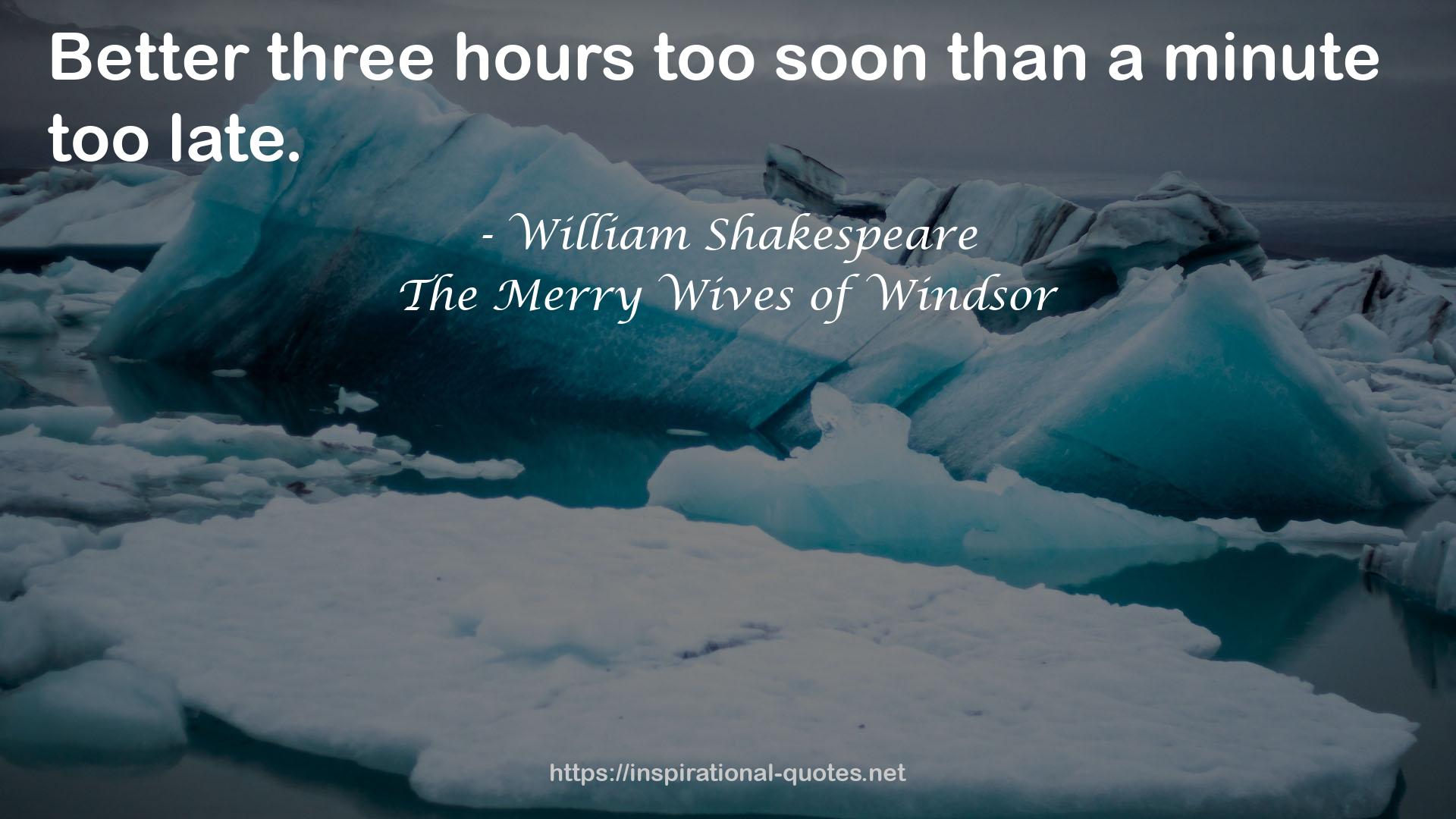 The Merry Wives of Windsor QUOTES