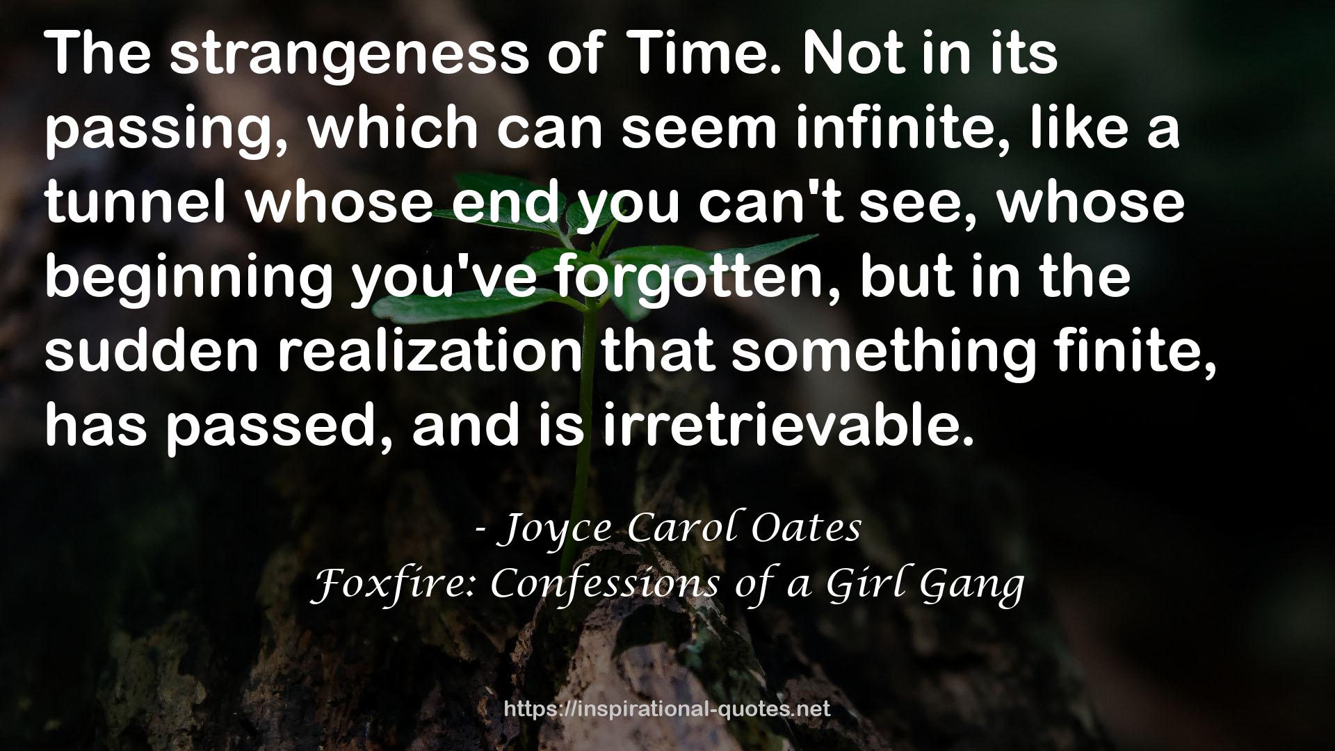 Foxfire: Confessions of a Girl Gang QUOTES
