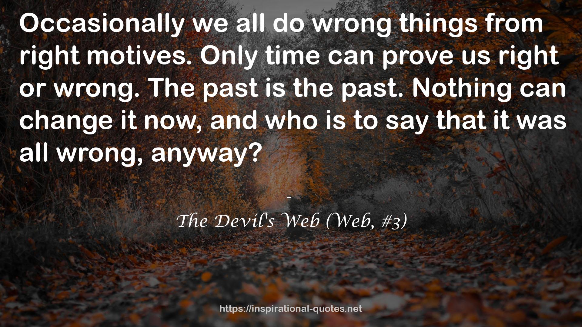 The Devil's Web (Web, #3) QUOTES