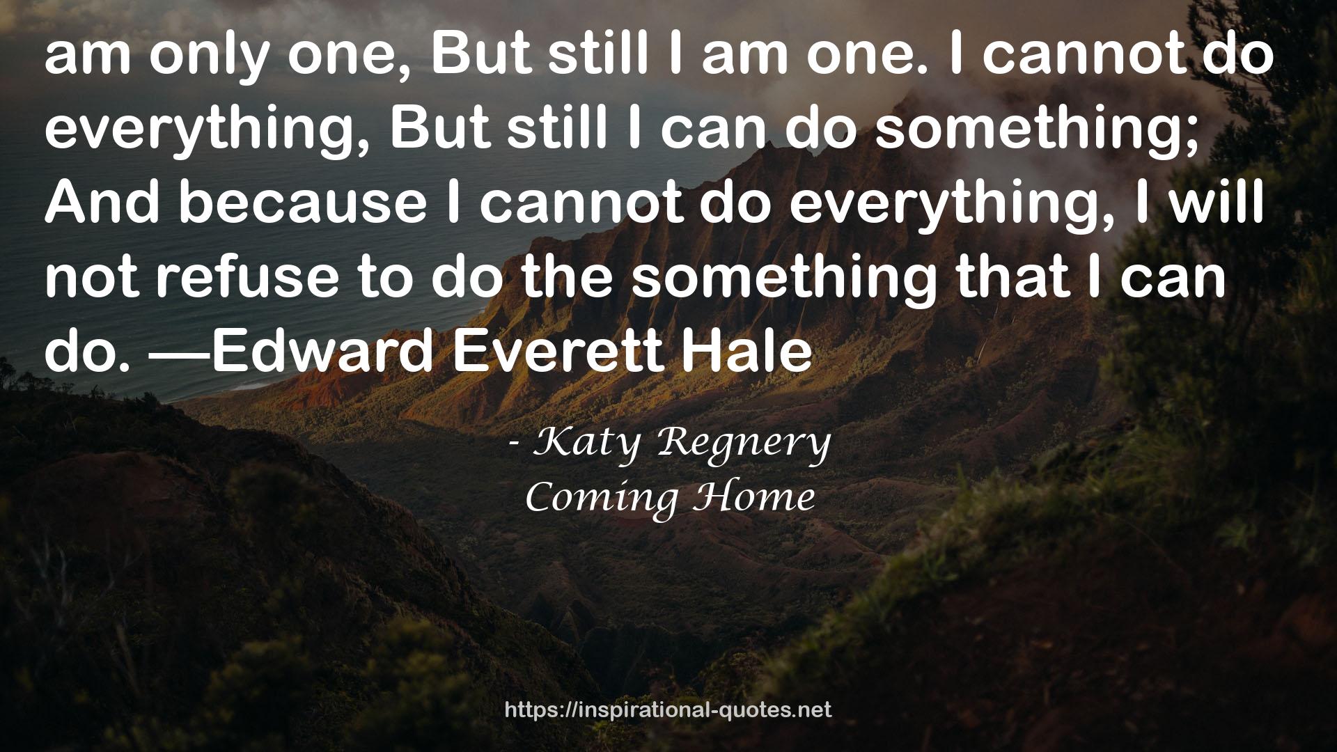 Coming Home QUOTES