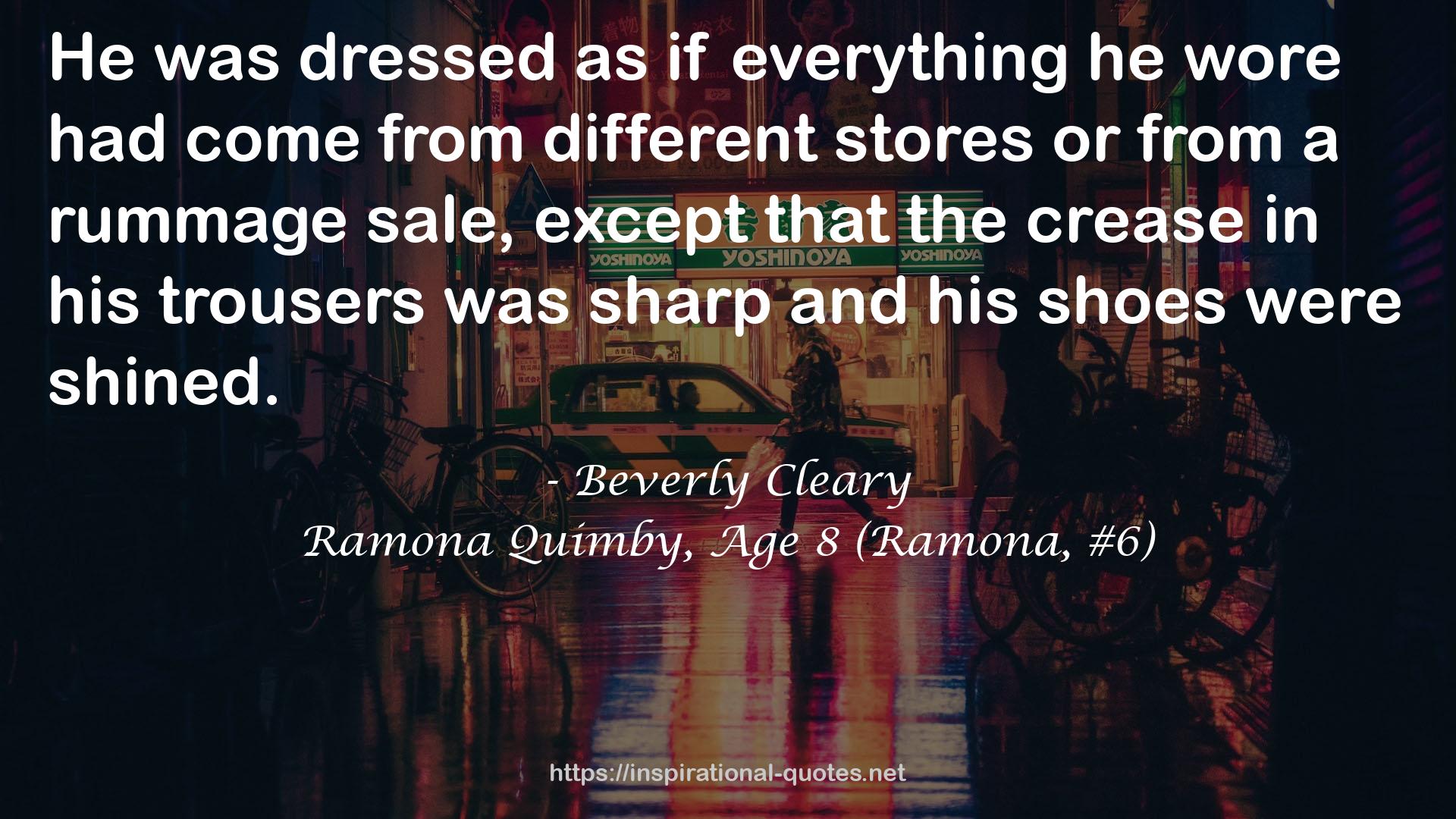 Ramona Quimby, Age 8 (Ramona, #6) QUOTES