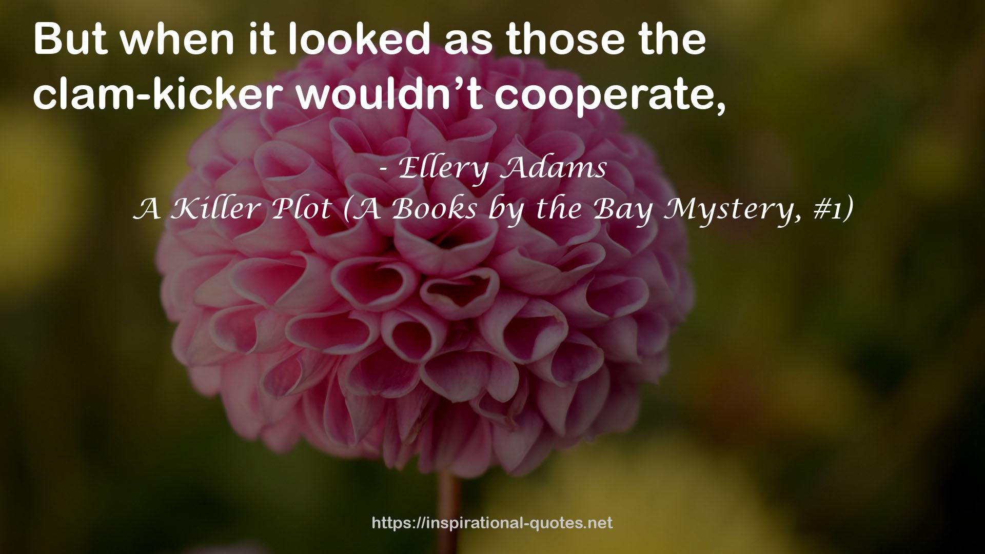 A Killer Plot (A Books by the Bay Mystery, #1) QUOTES