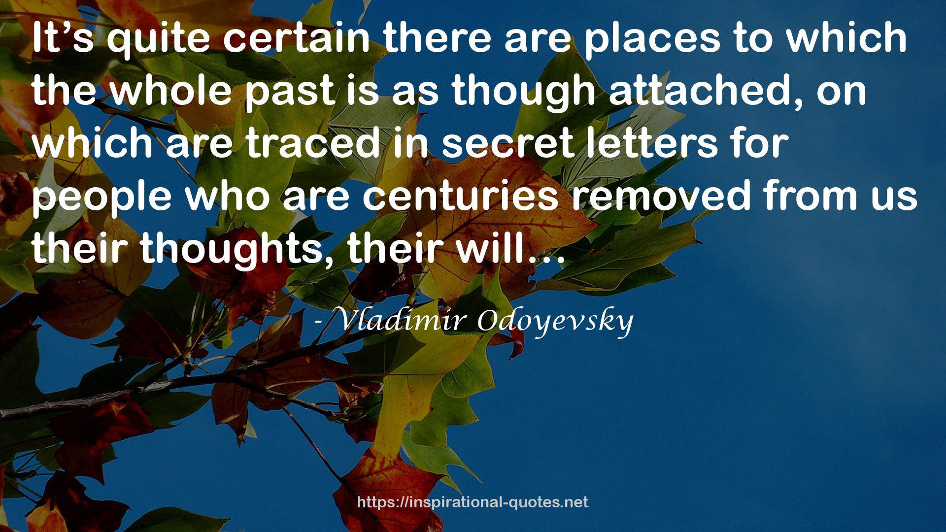 Vladimir Odoyevsky QUOTES