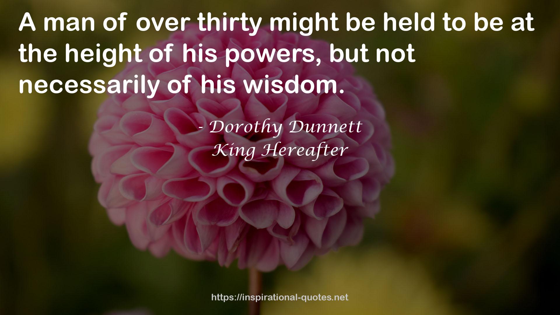 King Hereafter QUOTES