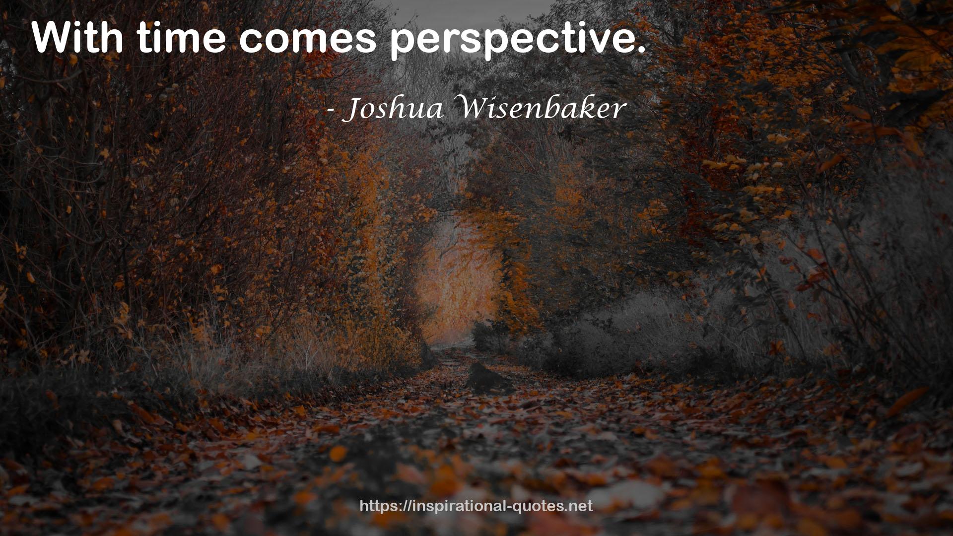 Joshua Wisenbaker QUOTES