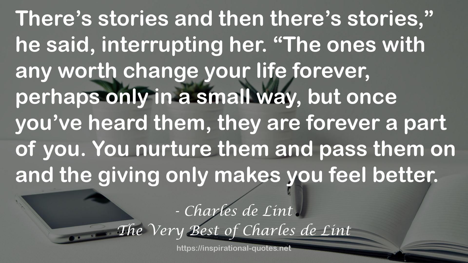 Charles de Lint QUOTES