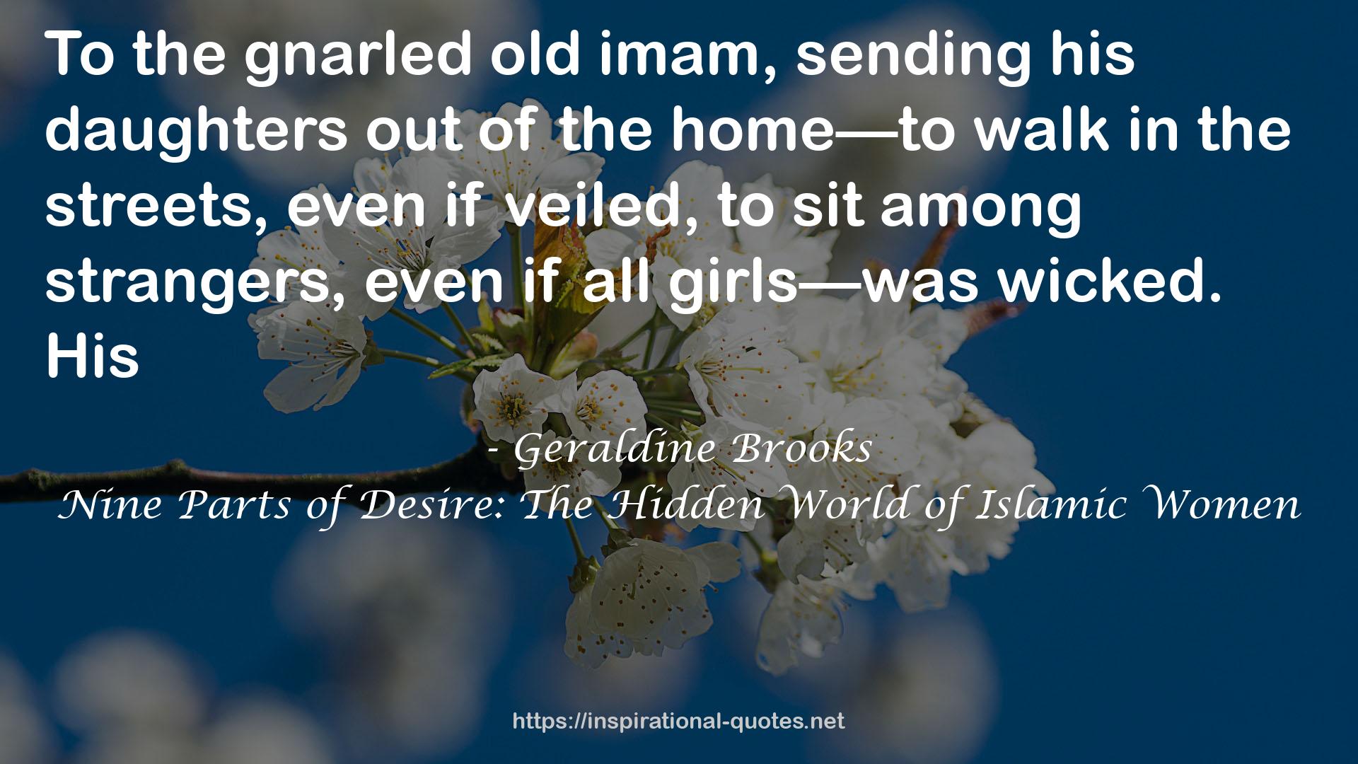 Nine Parts of Desire: The Hidden World of Islamic Women QUOTES