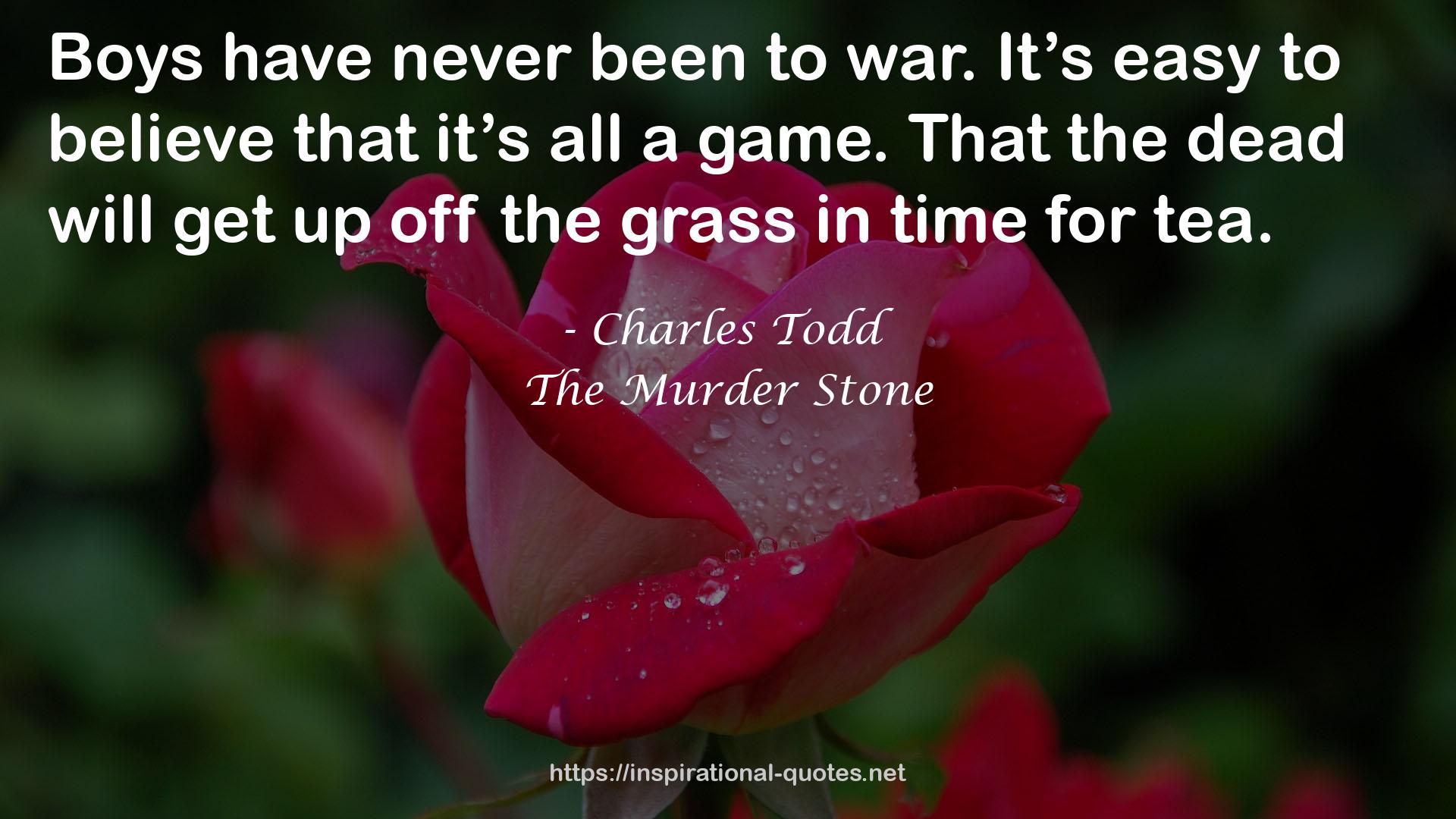 The Murder Stone QUOTES