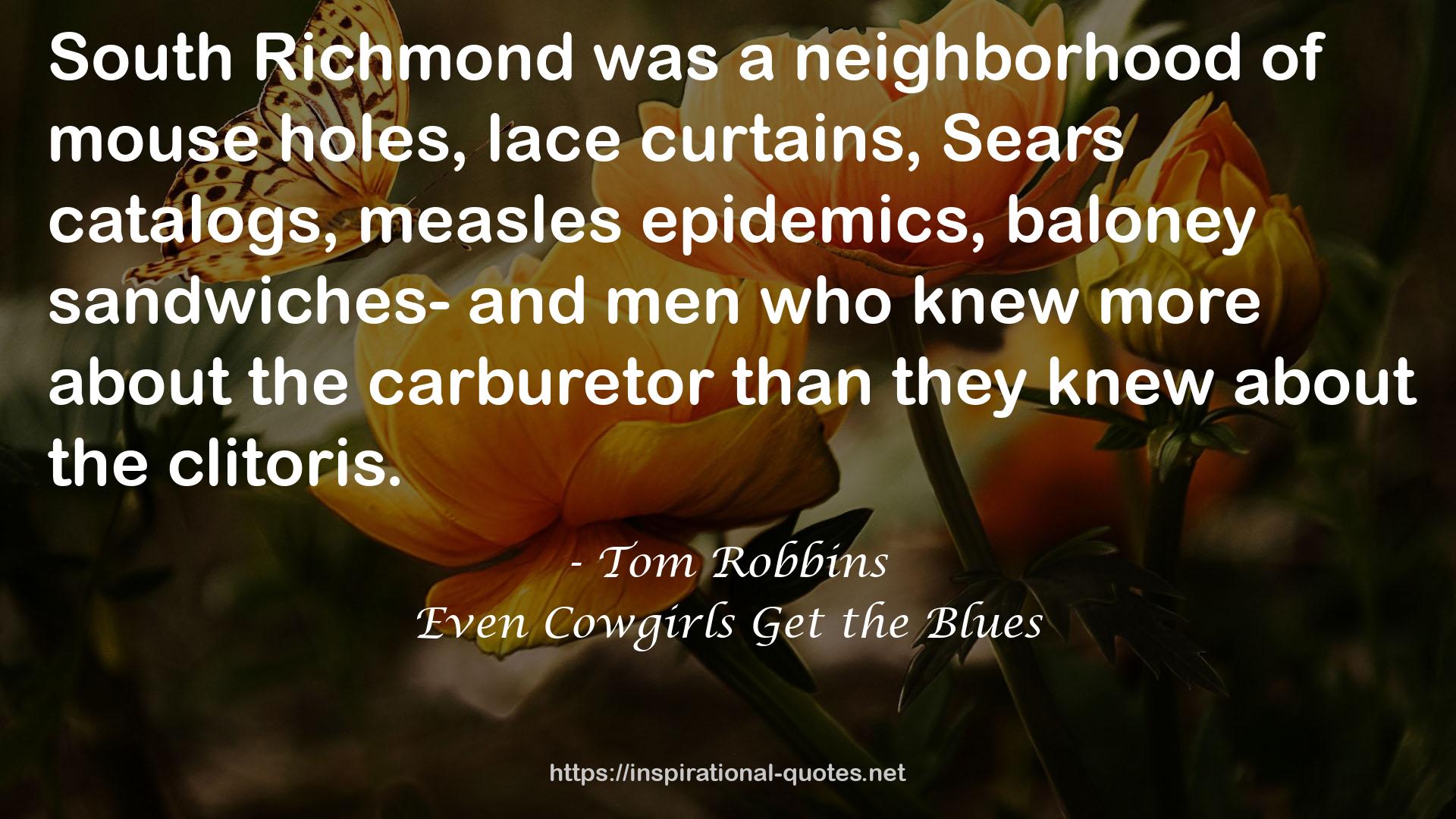 Even Cowgirls Get the Blues QUOTES