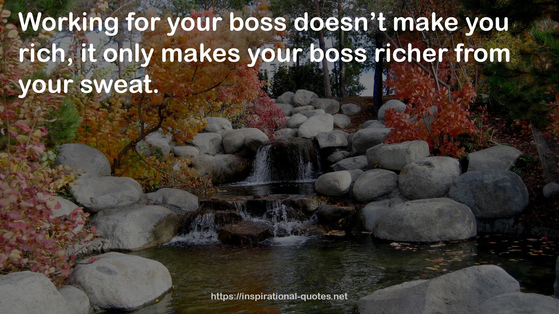 boss  QUOTES