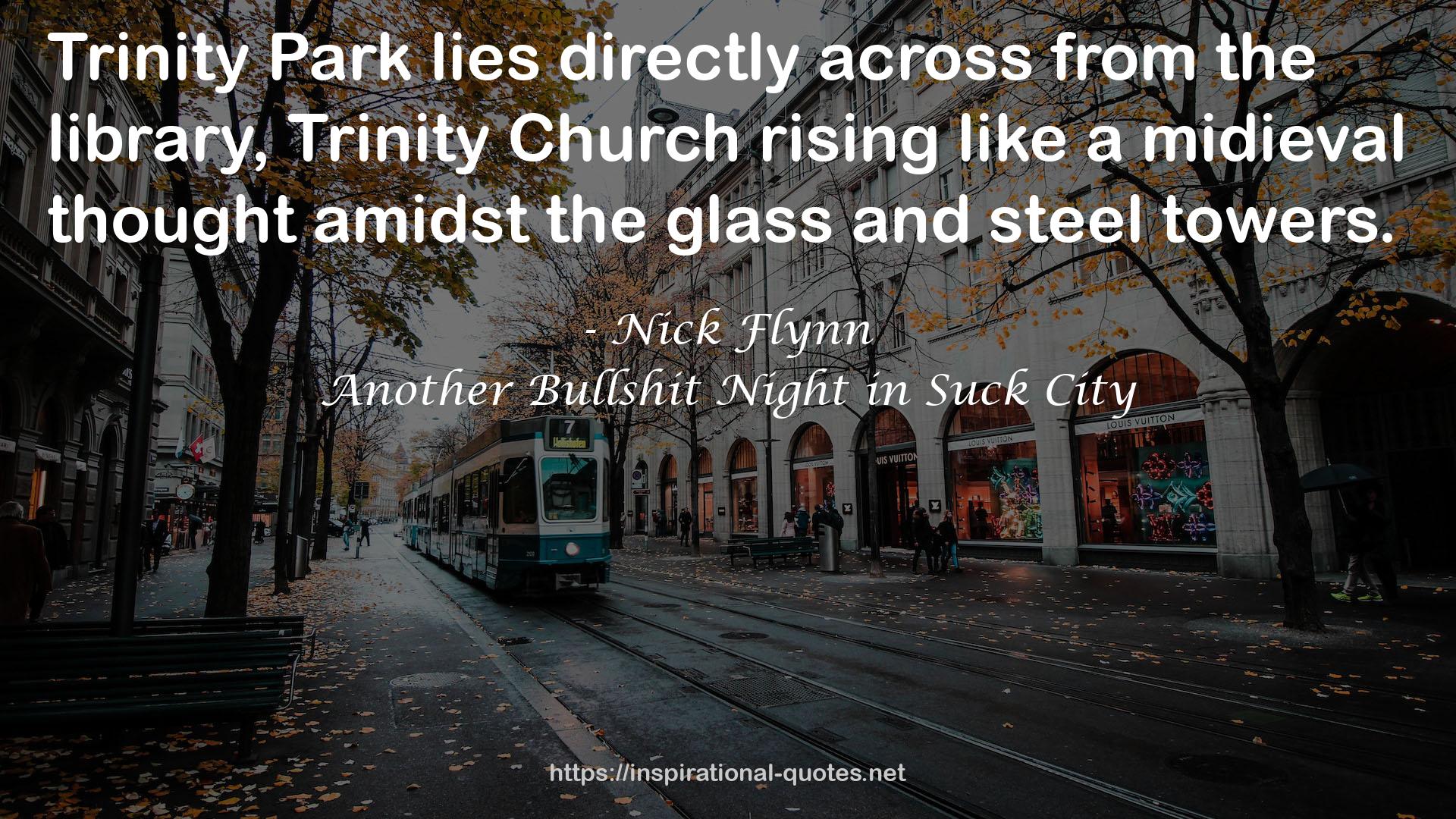 Another Bullshit Night in Suck City QUOTES