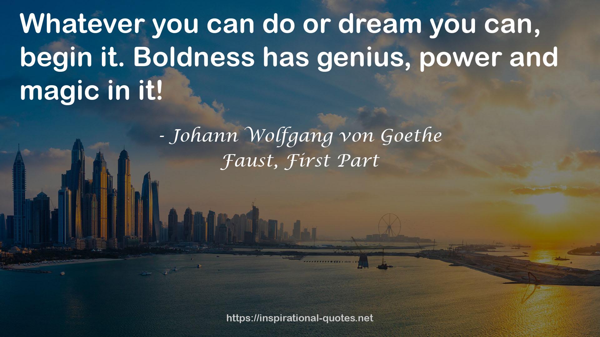 Johann Wolfgang von Goethe QUOTES